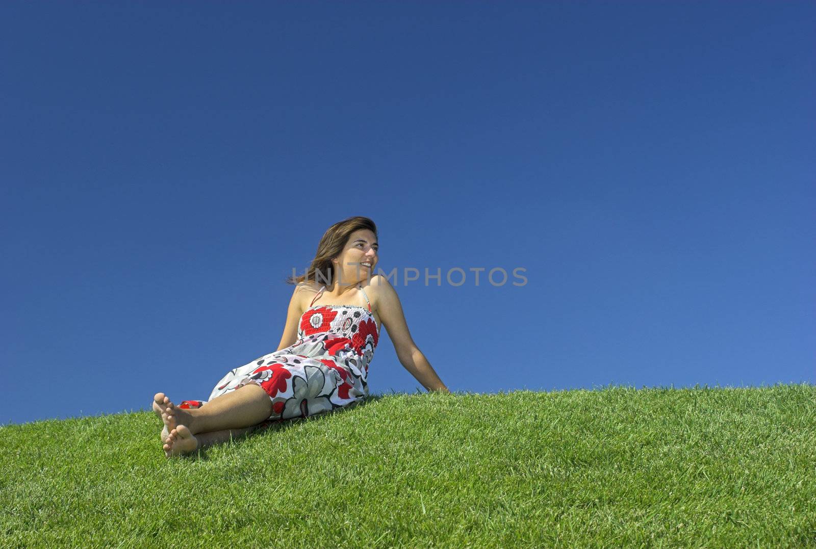 Woman relaxing by Iko