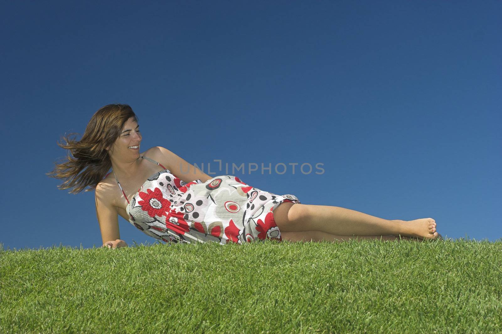 Woman relaxing by Iko