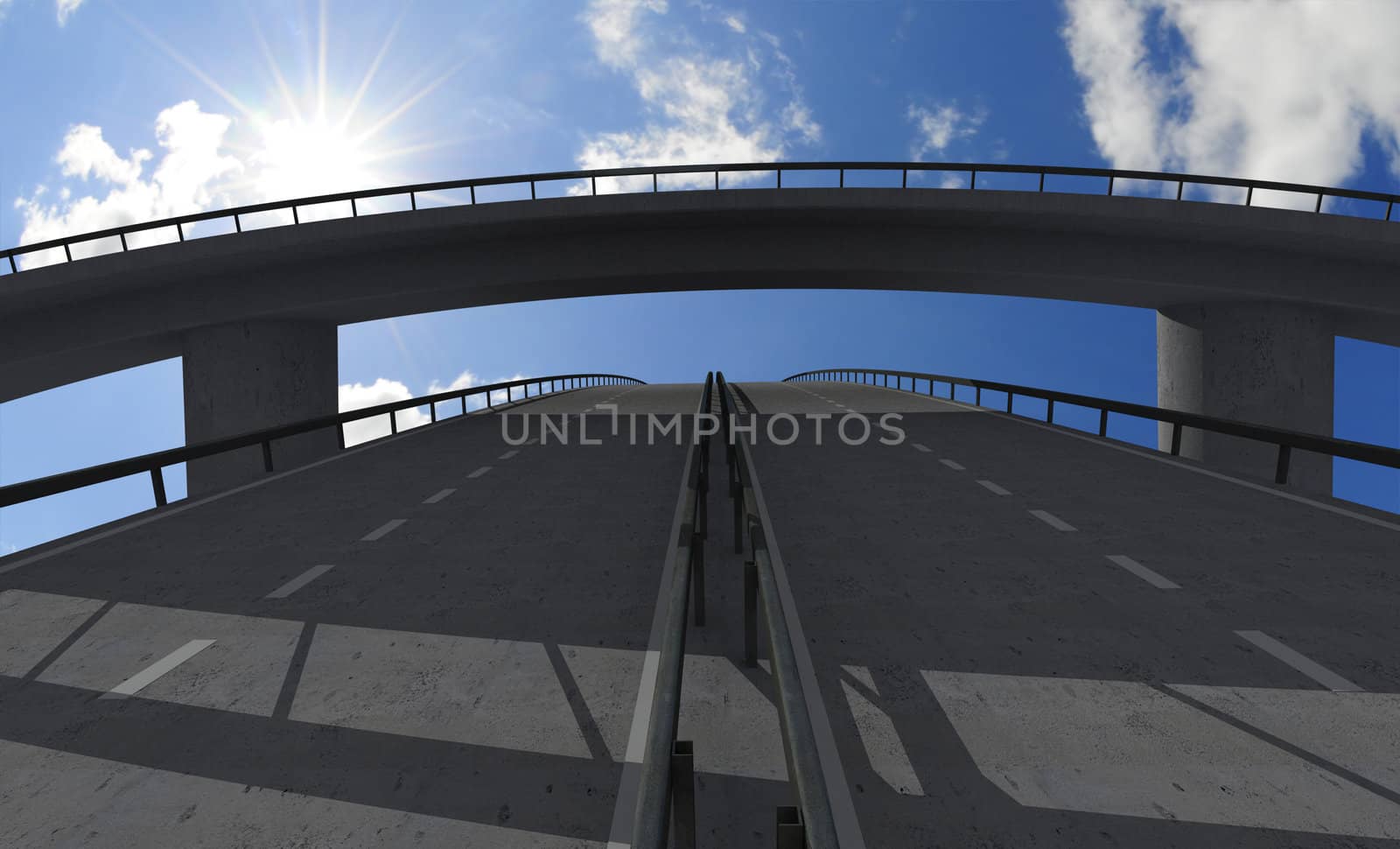 empty bridge by Magnum