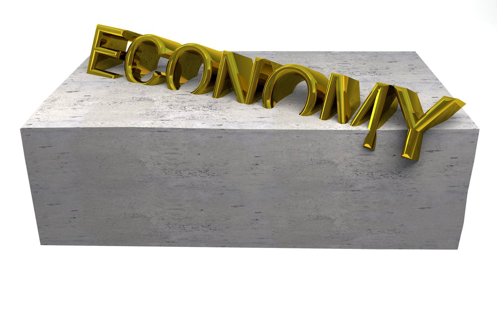 economy�s stuck in concrete
