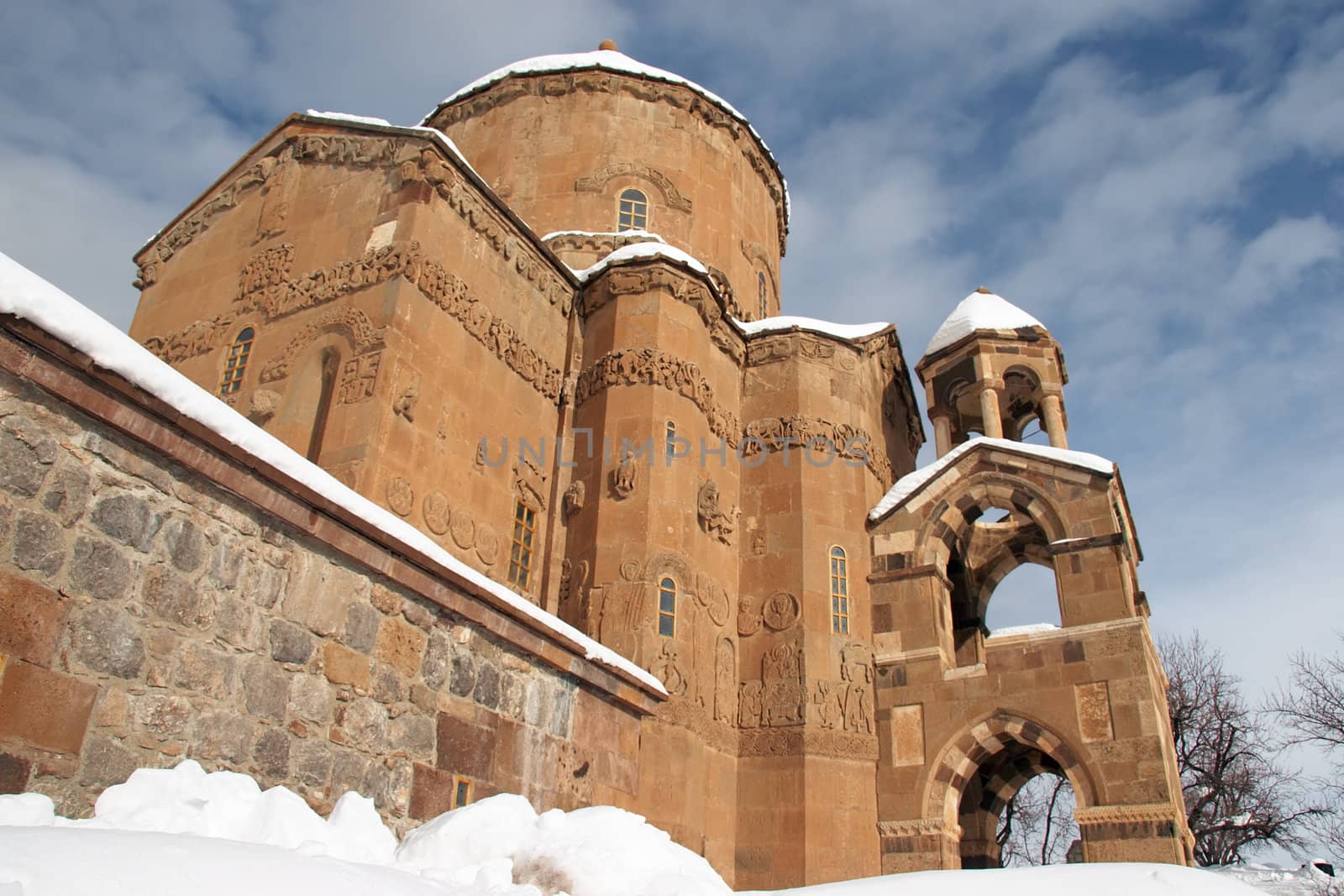 Armenian church at Akdamar, Turkey by azotov