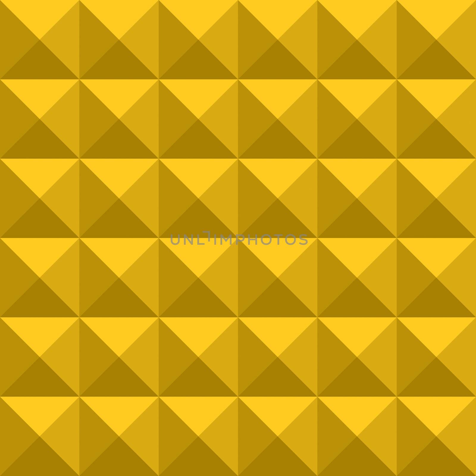 seamless texture of gold squares splitted in triangles