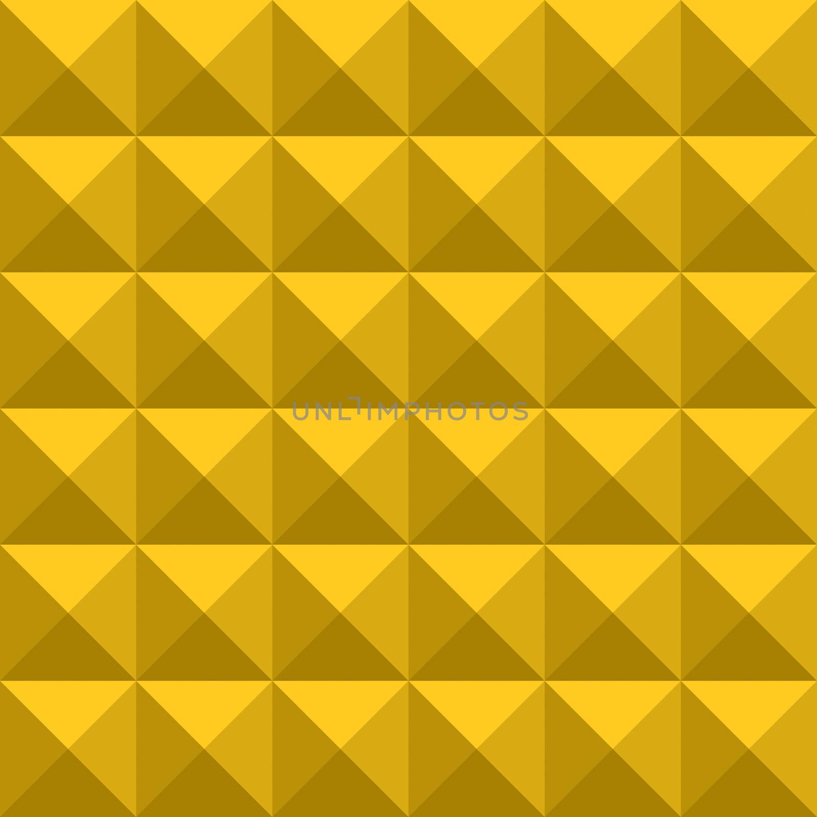 seamless texture of gold squares splitted in triangles