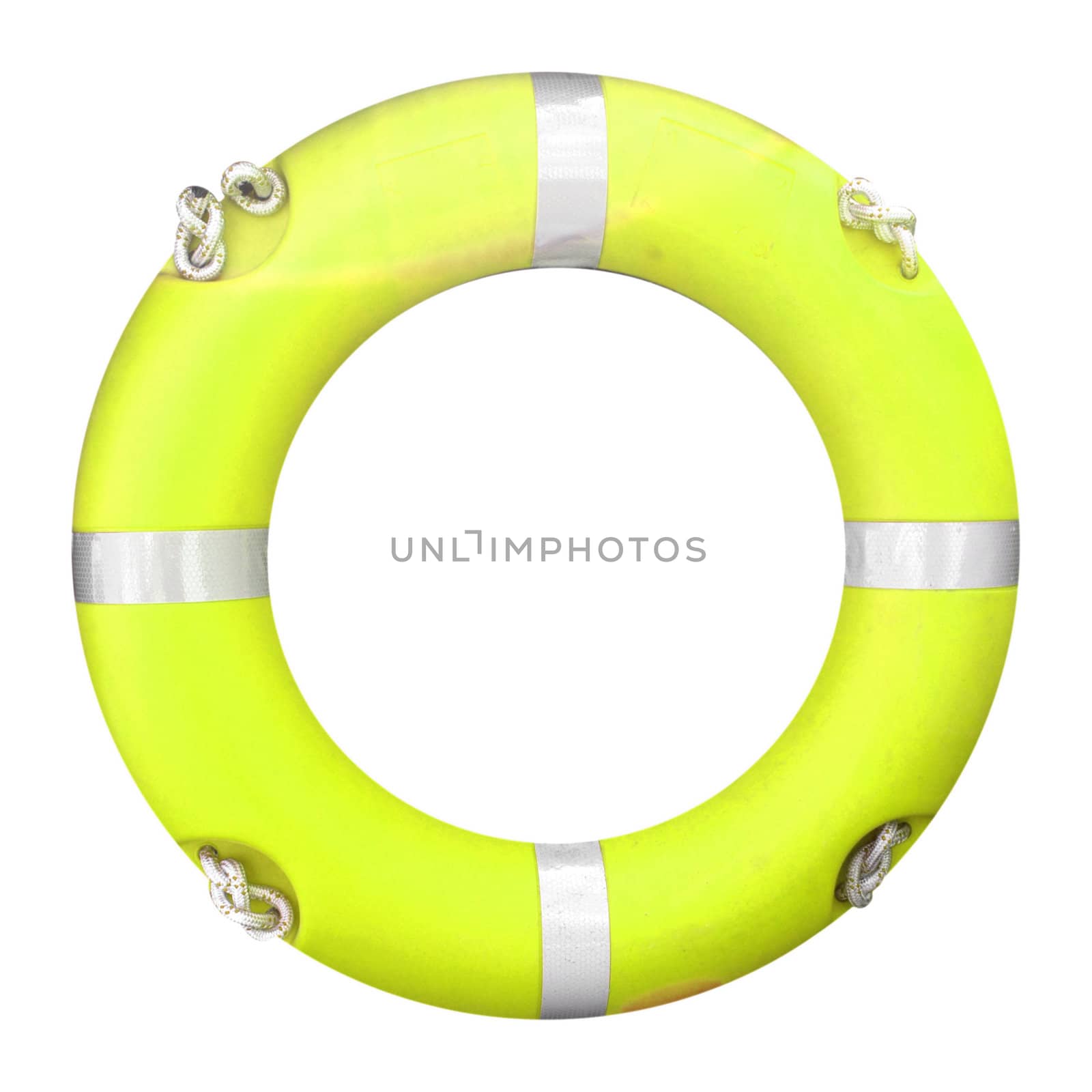 Life buoy isolated over a white background