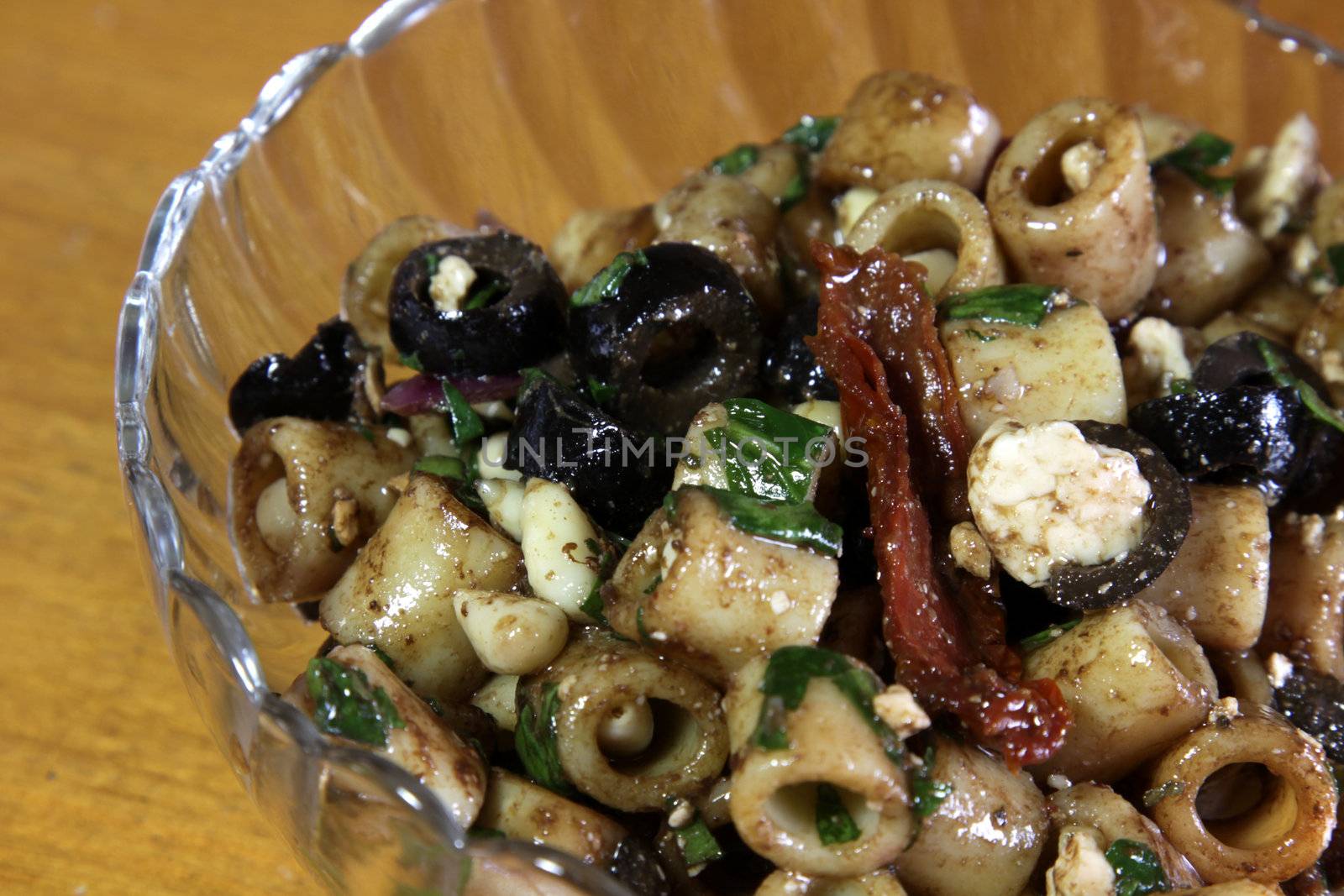 Greek Pasta Salad in a Bowl
 by ca2hill