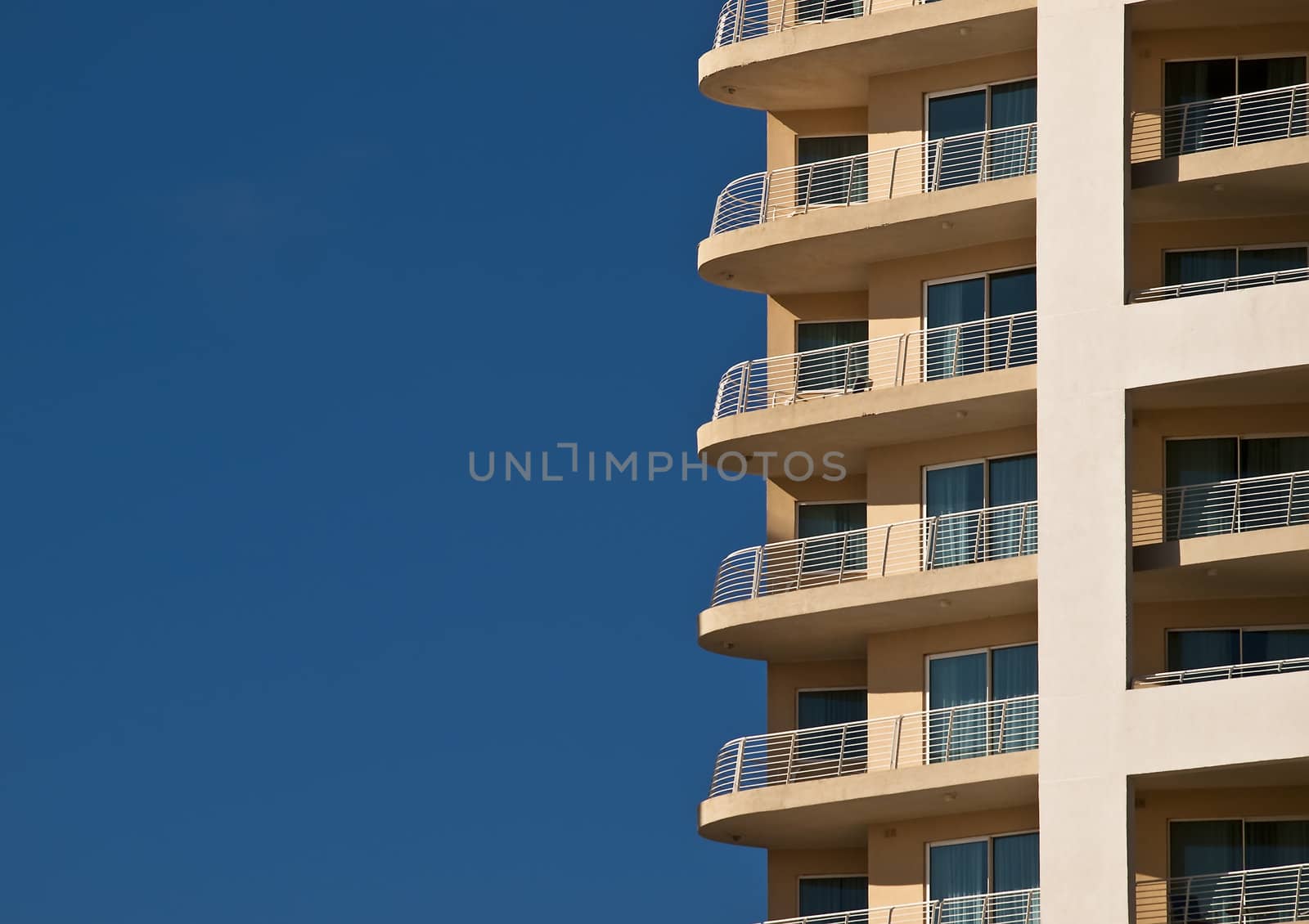 Typical modern residential structure in the Mediterranean