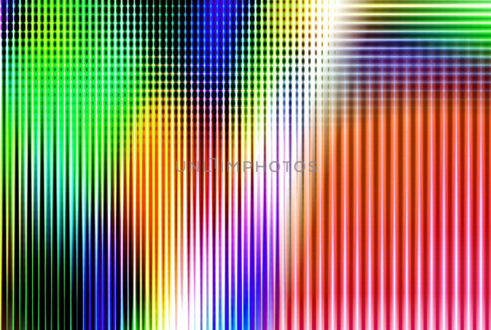 Multicolored lines of colour, would make a good background.