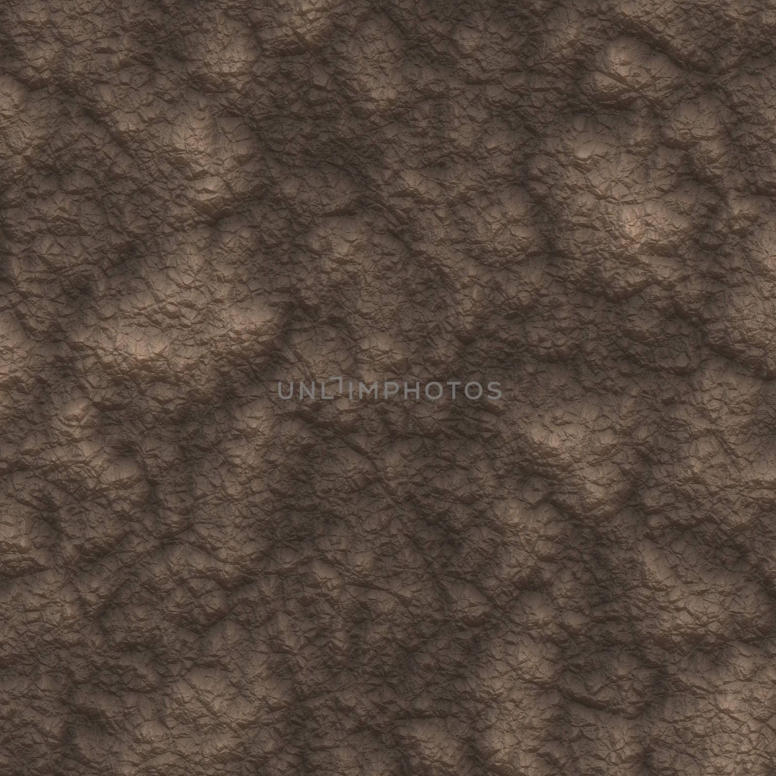 texture of dry brown structured mud or clay