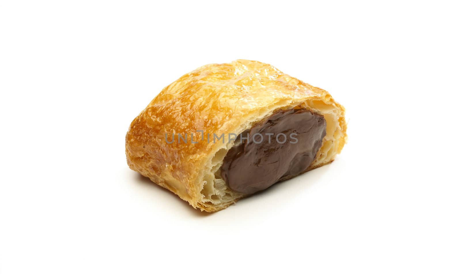 puff pastry with chocolate