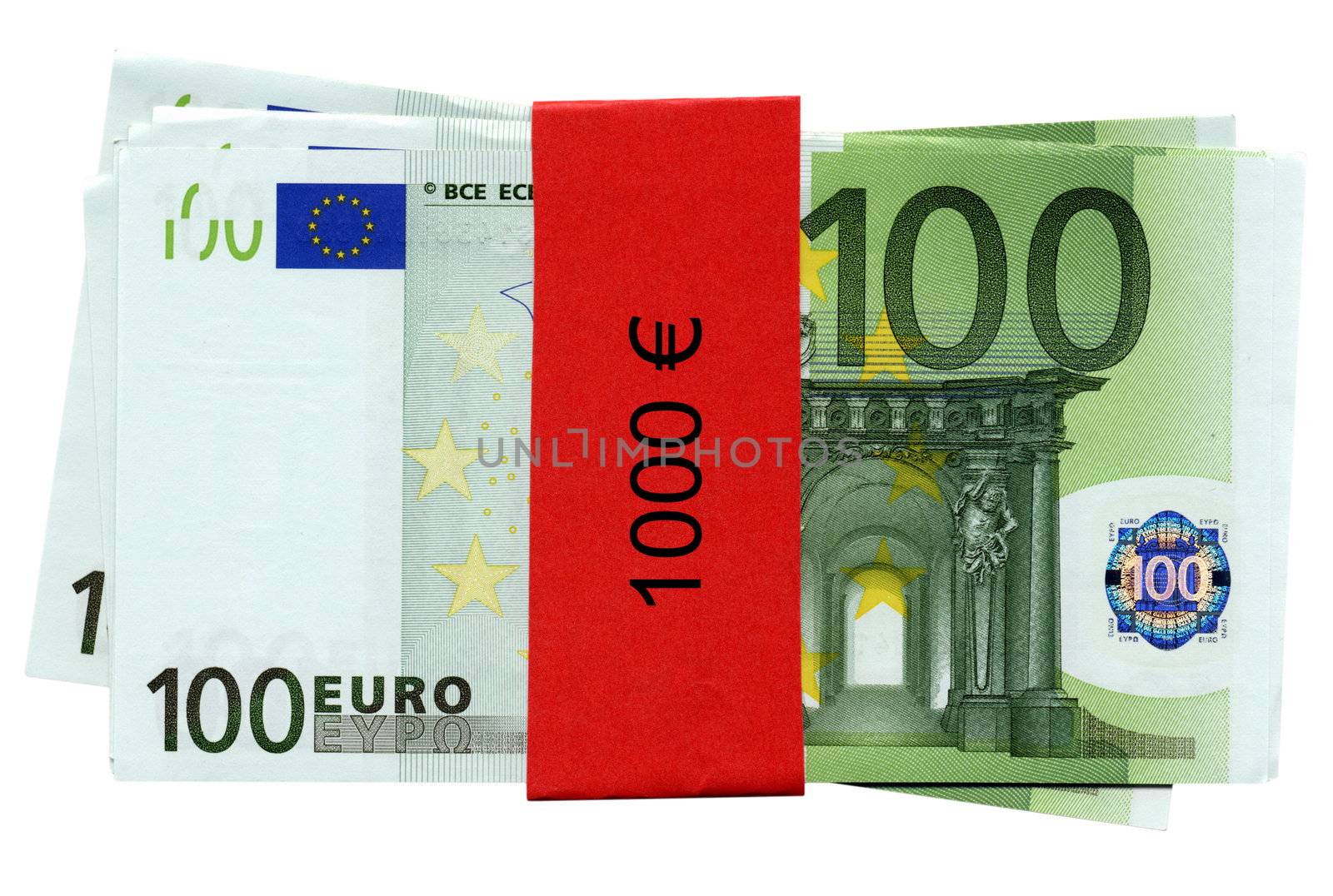 Euro bank notes money (European Union currency)