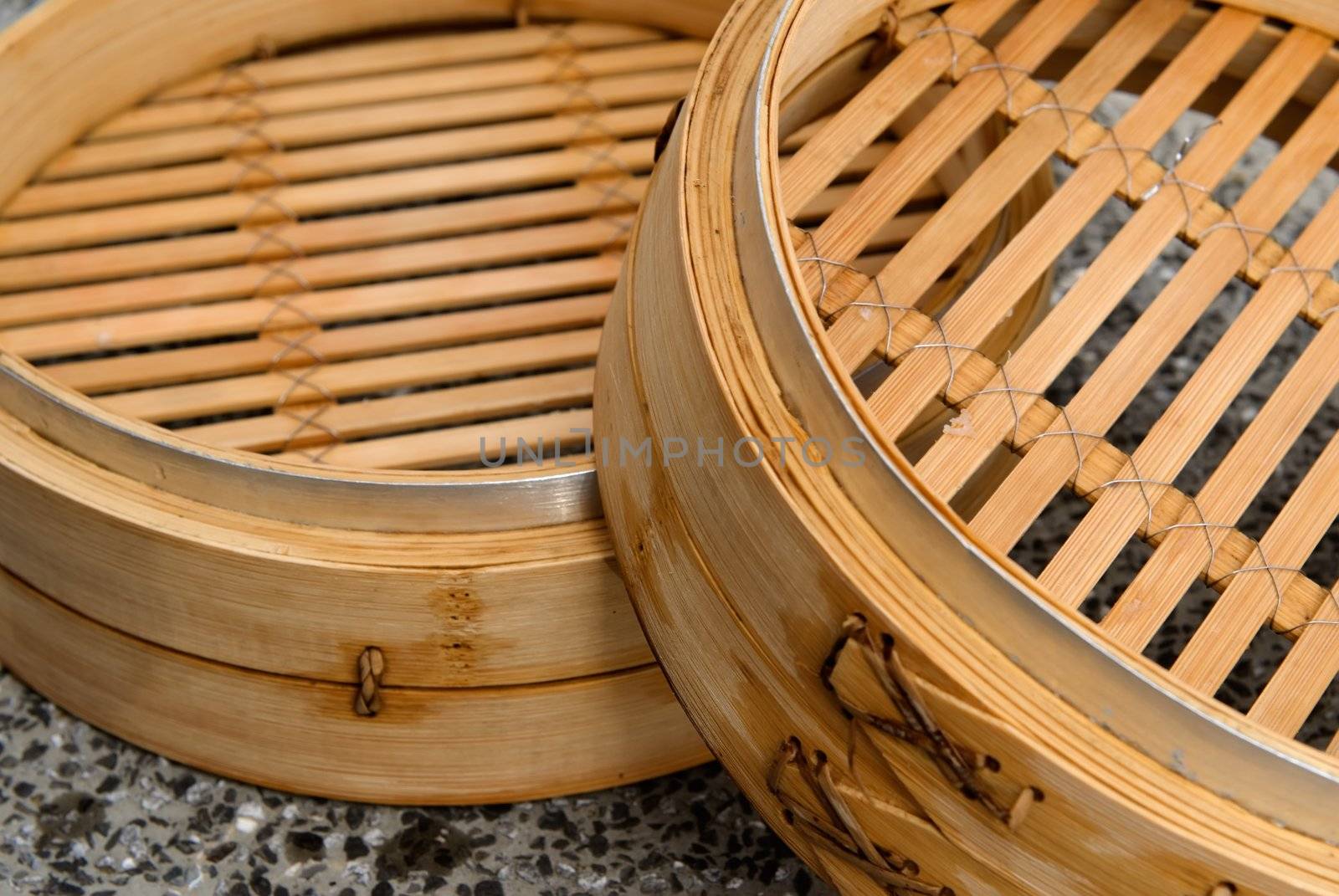 It is a chinese steamer made with bamboo.