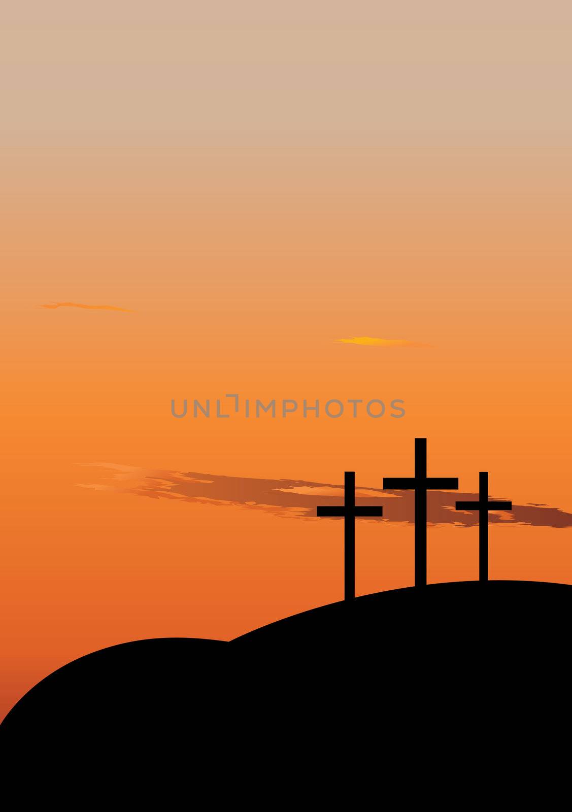 The crucifixion by ints