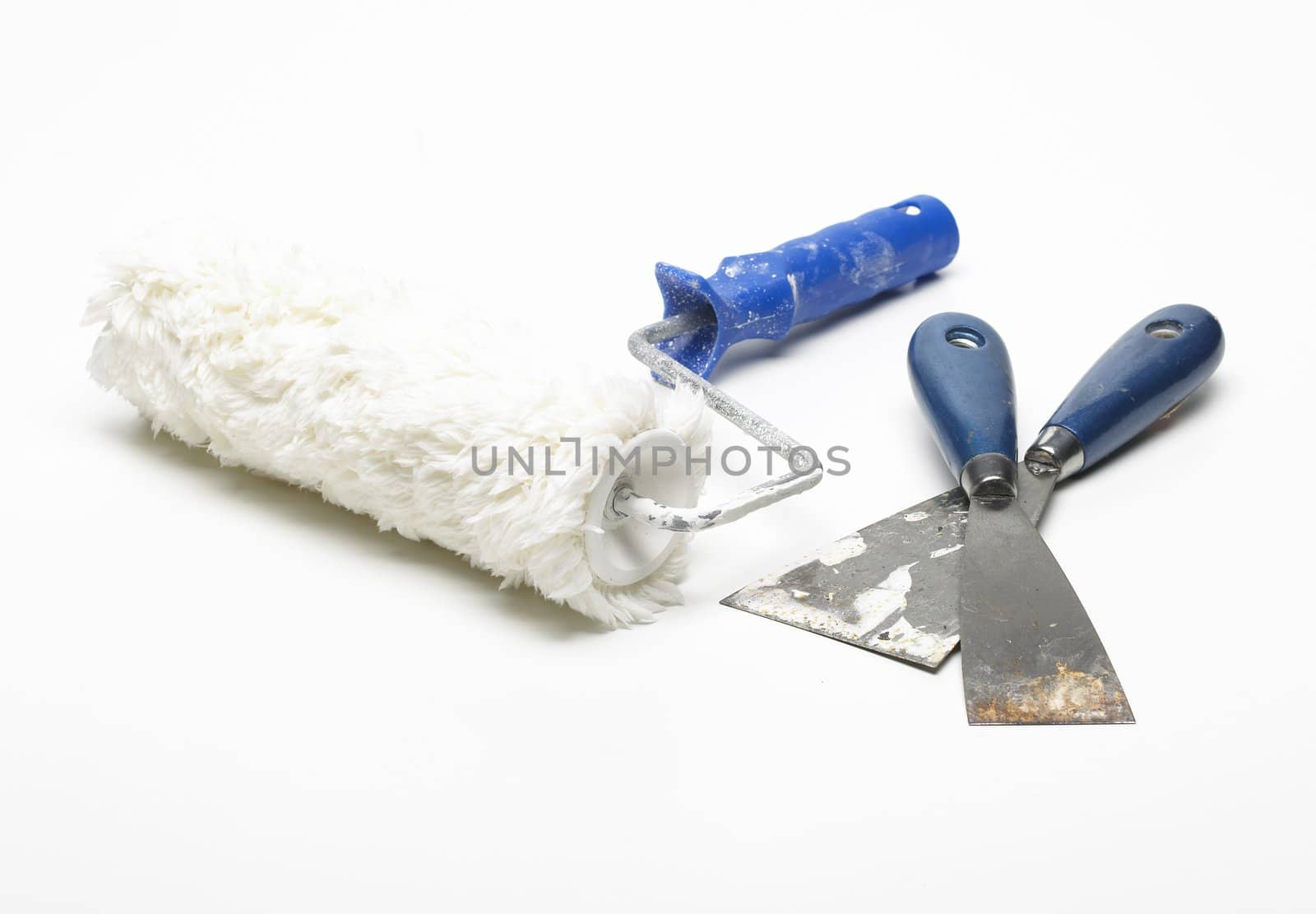 used paint roler spatula