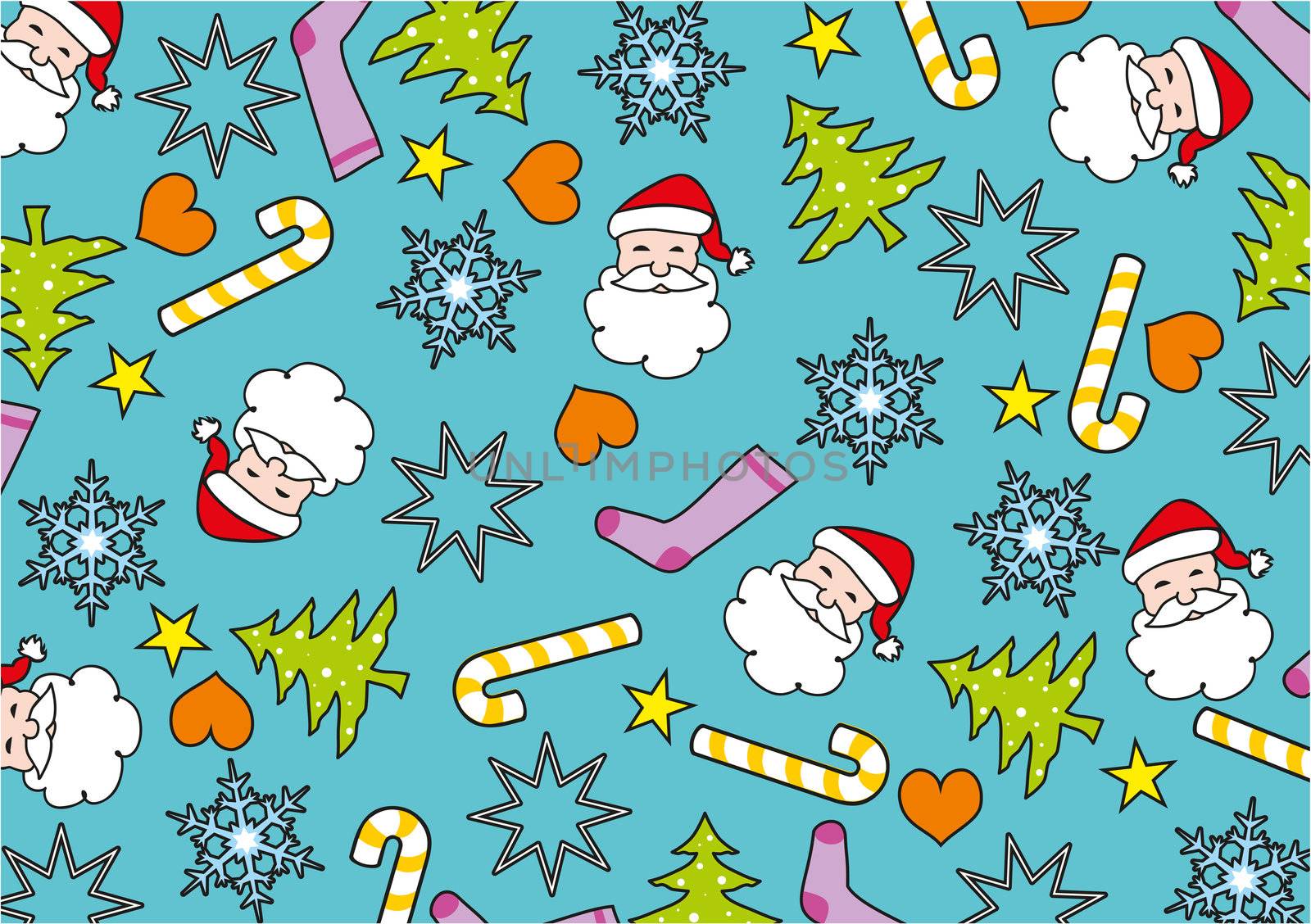 christmas background by magann