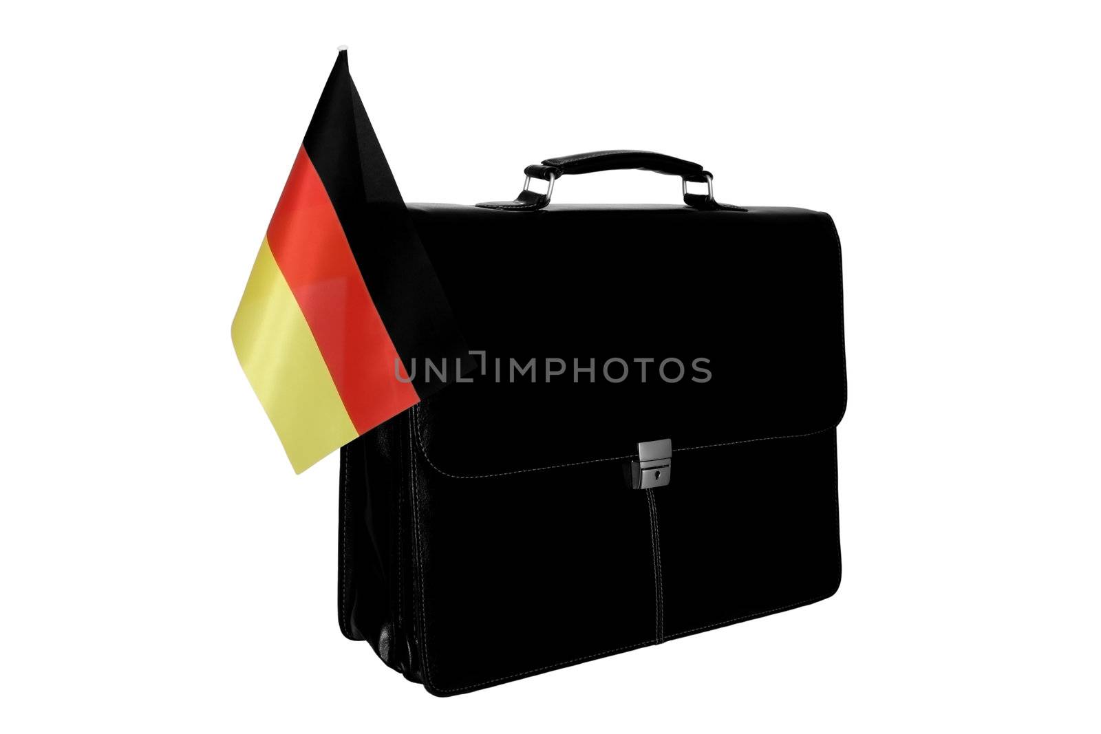 Portfolio with a flag of Germany