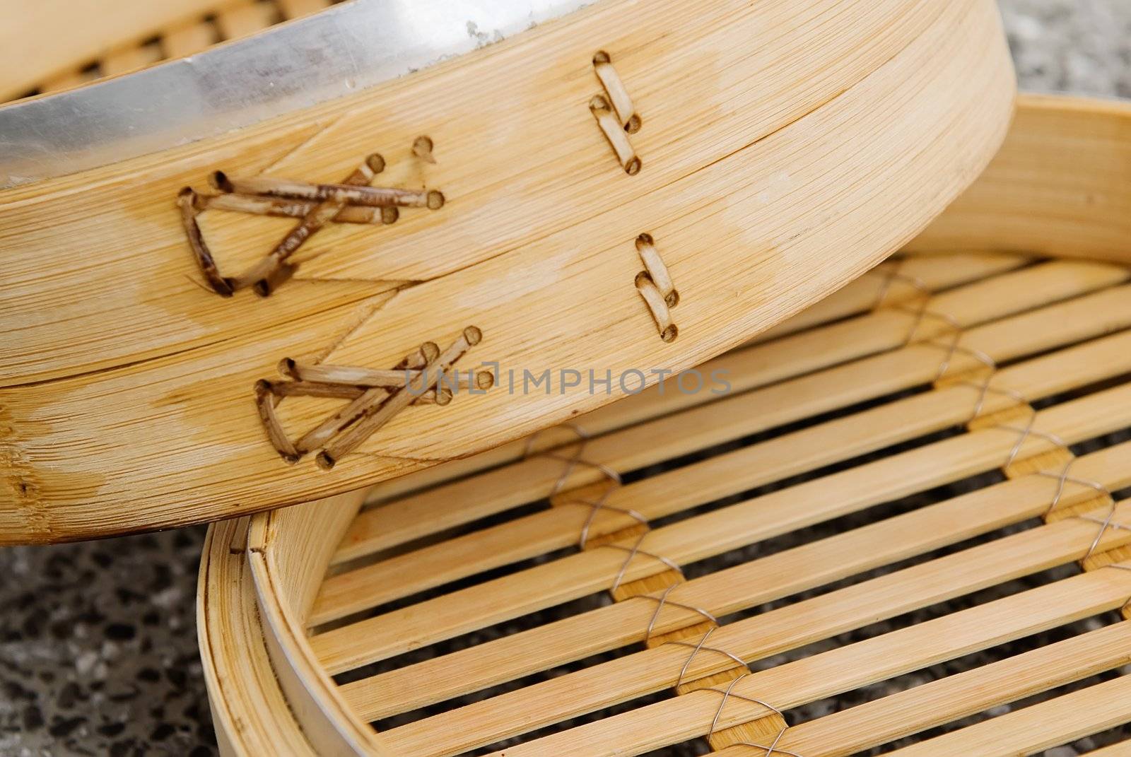 It is a chinese steamer made with bamboo. by elwynn