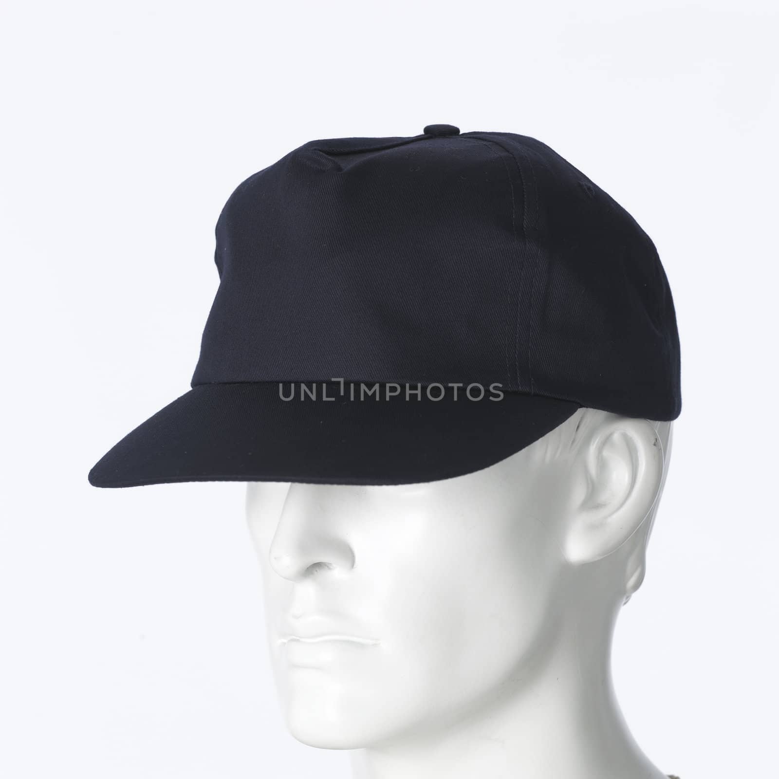 blue cap