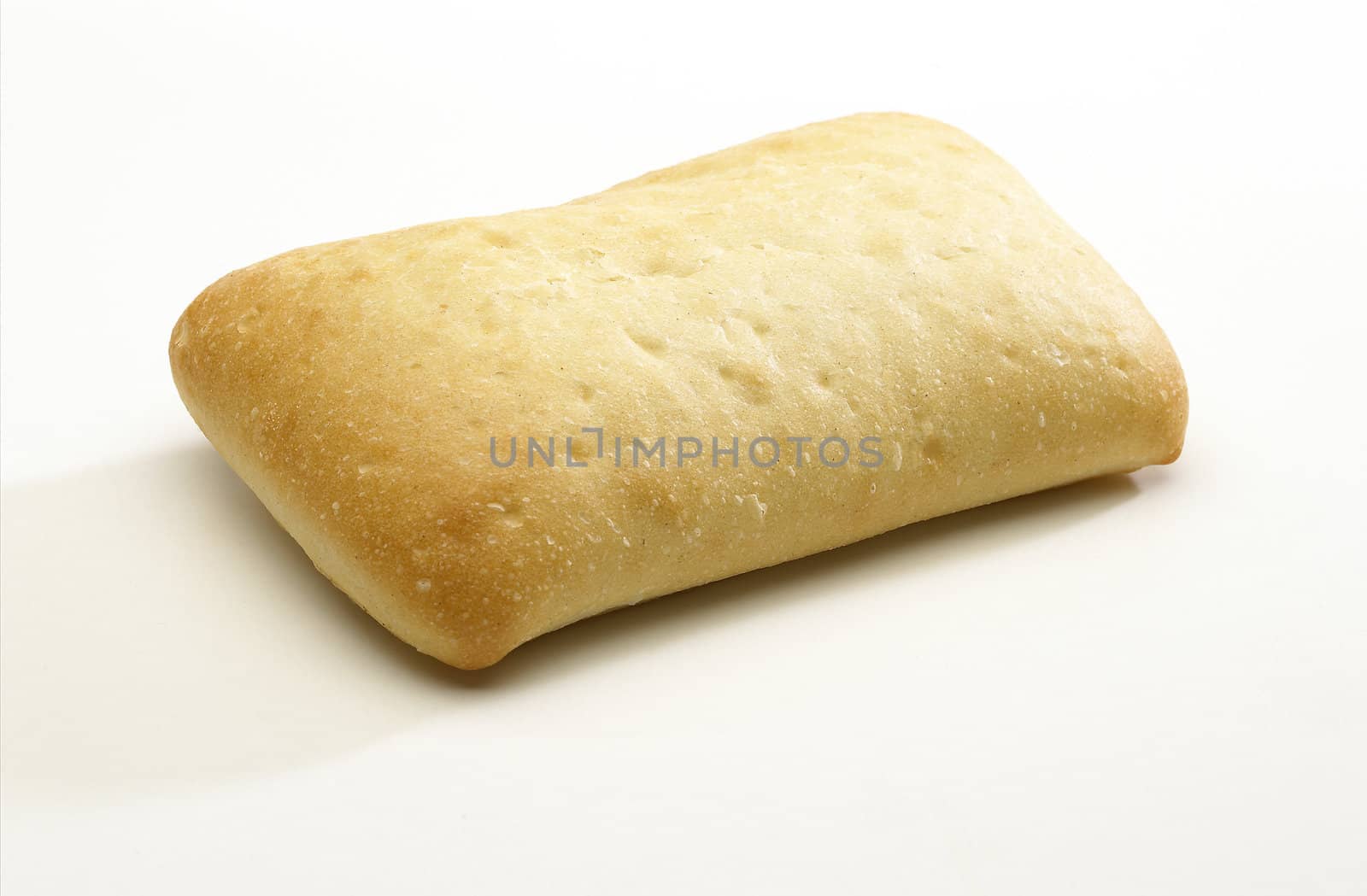 Bread isolated on white
