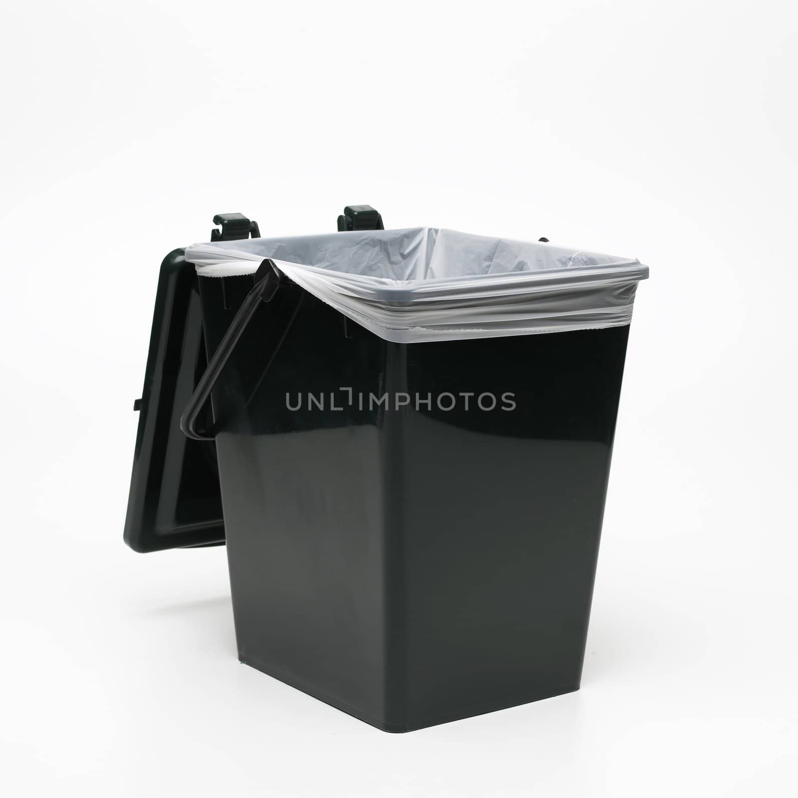 organic recycling bin Isolated On White