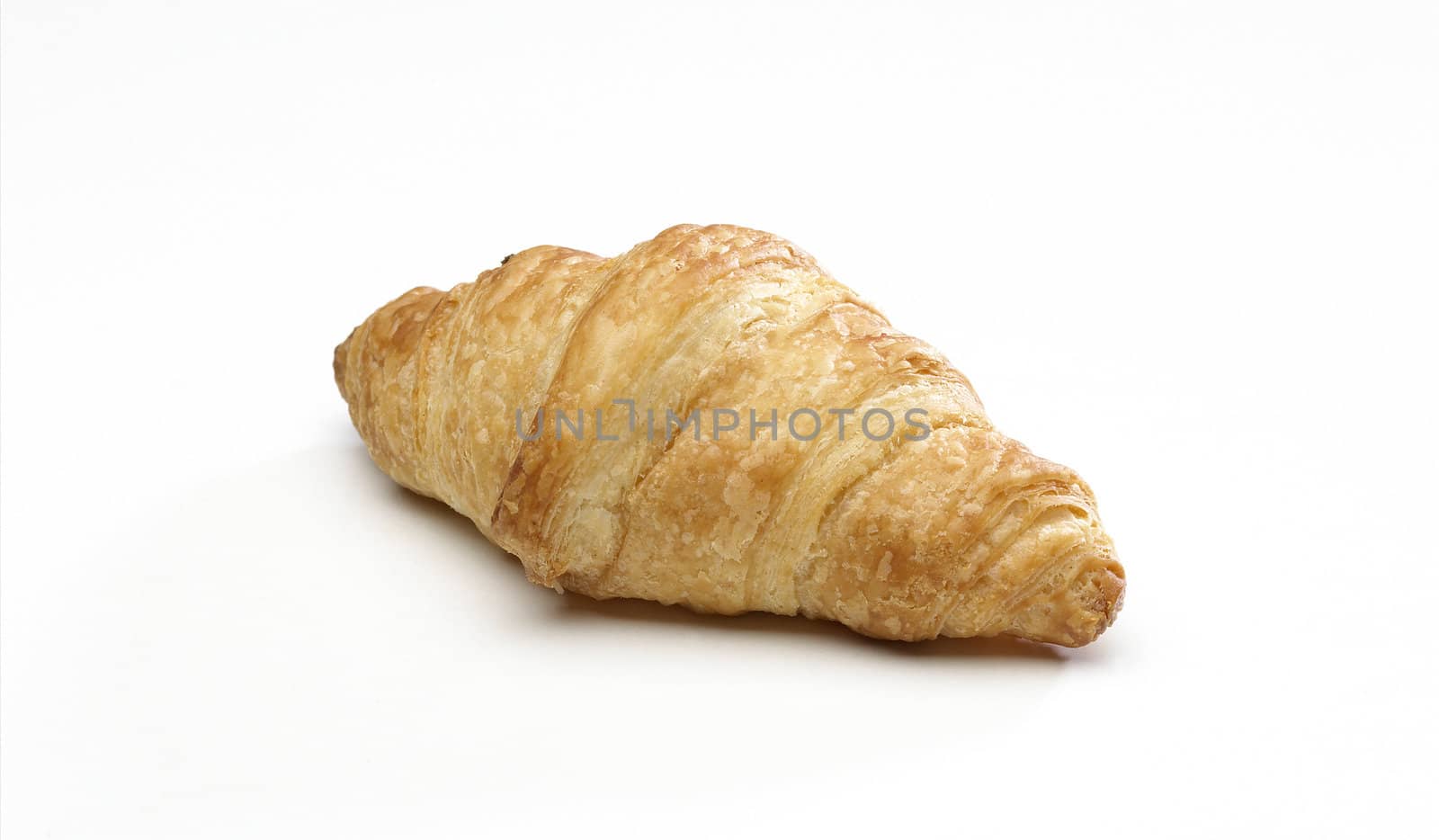 Croissant isolated on white