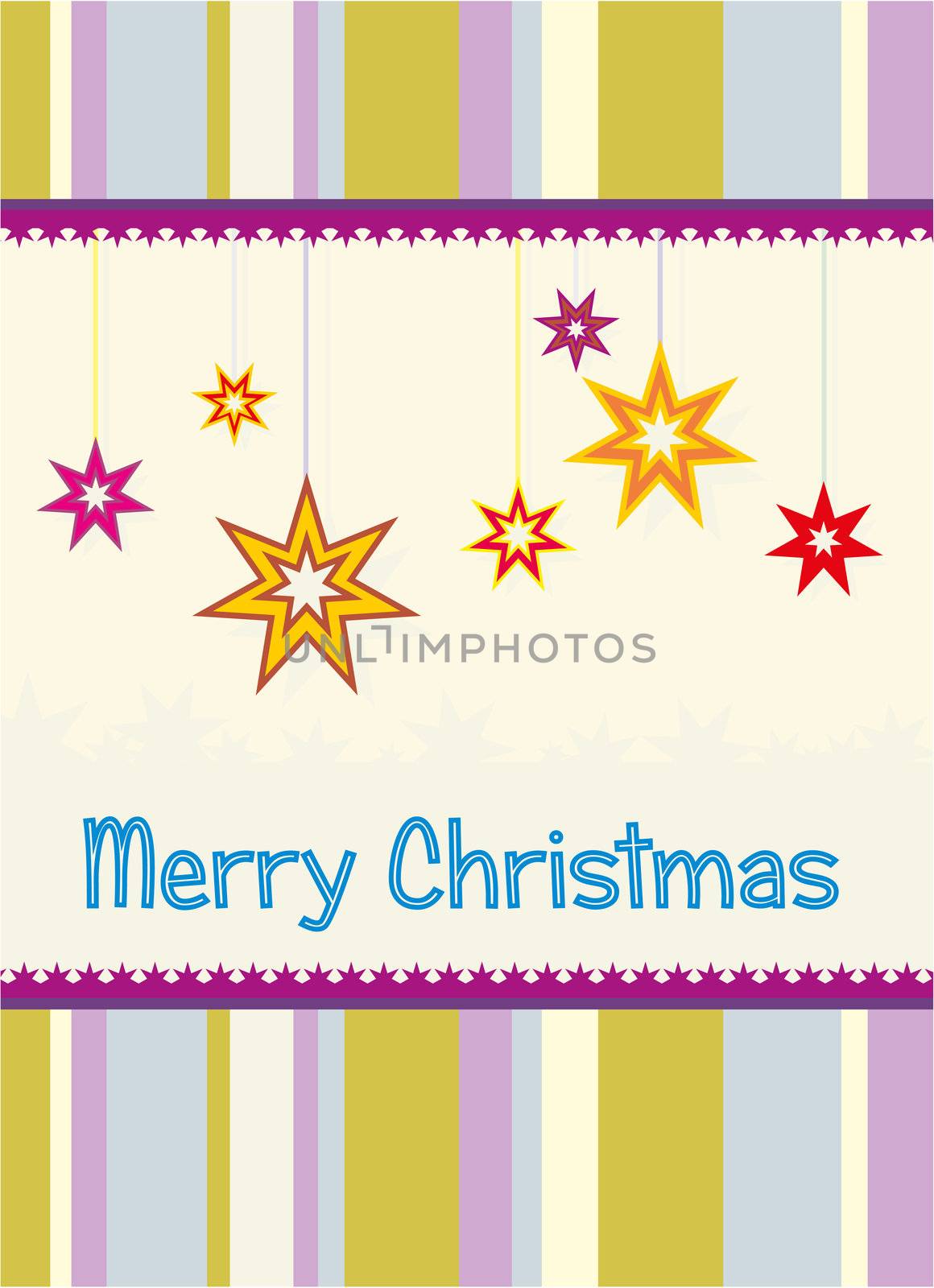 christmas vector background by magann
