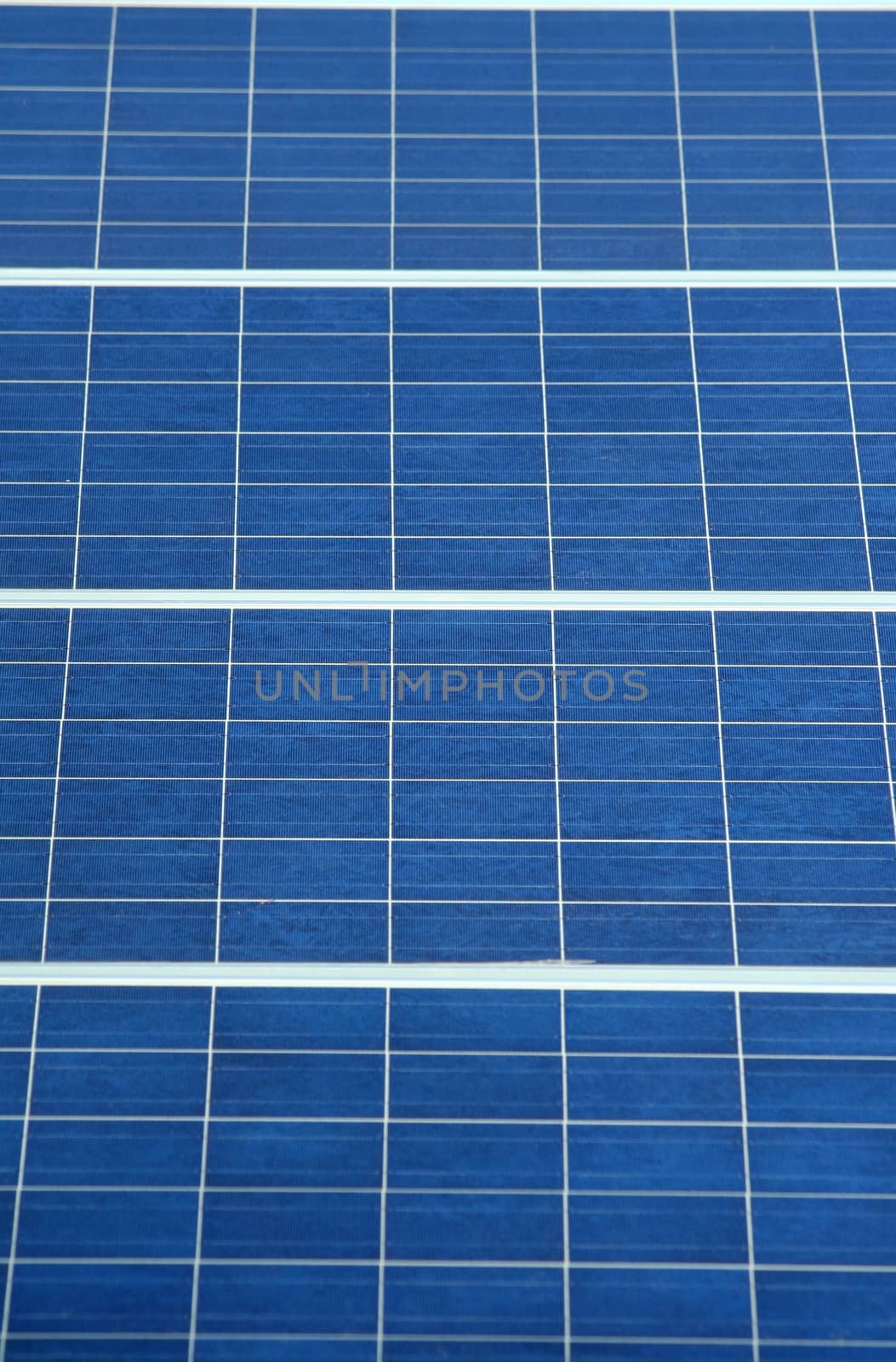 A close up of a solar panel