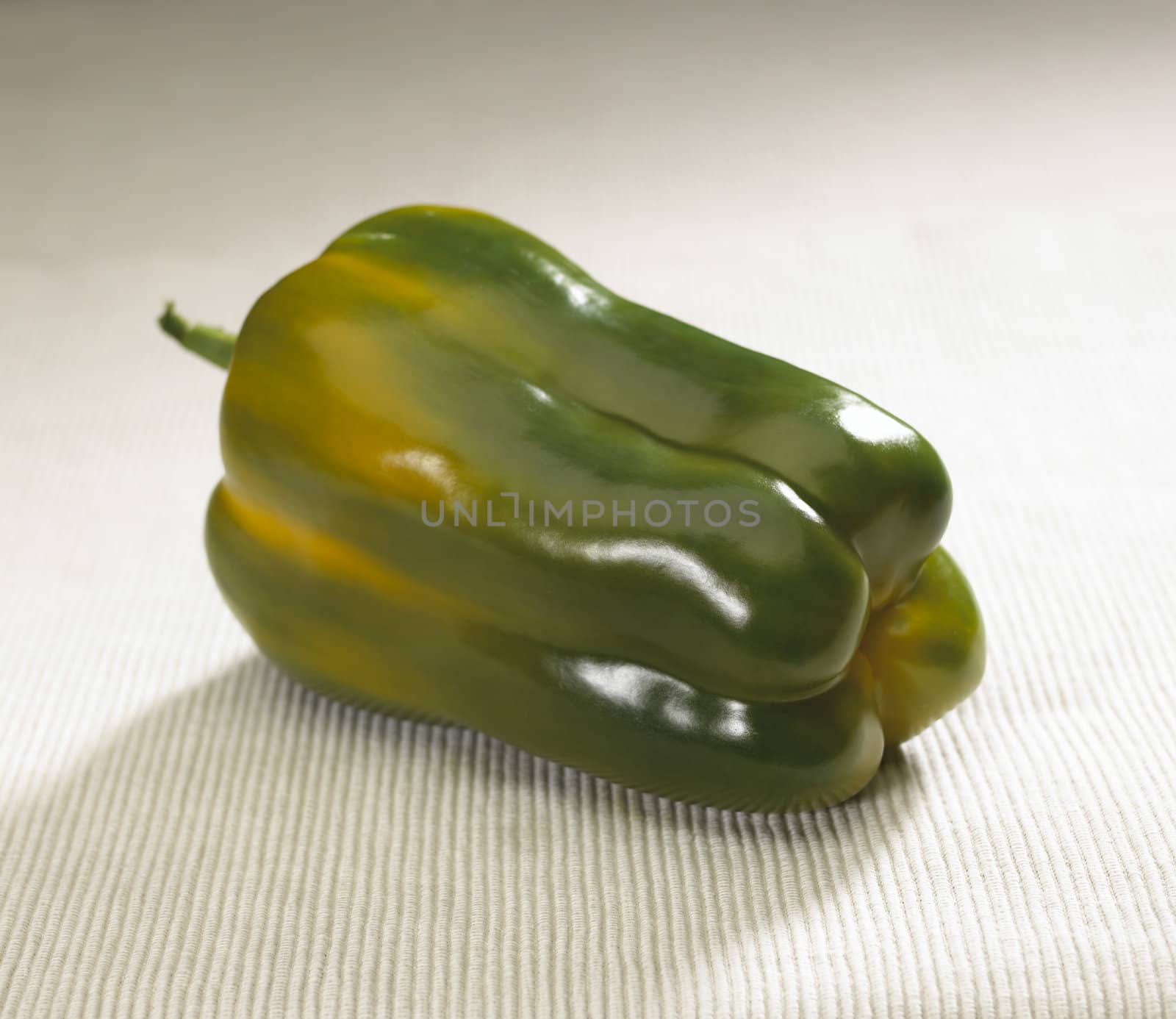 Isolated green pepper