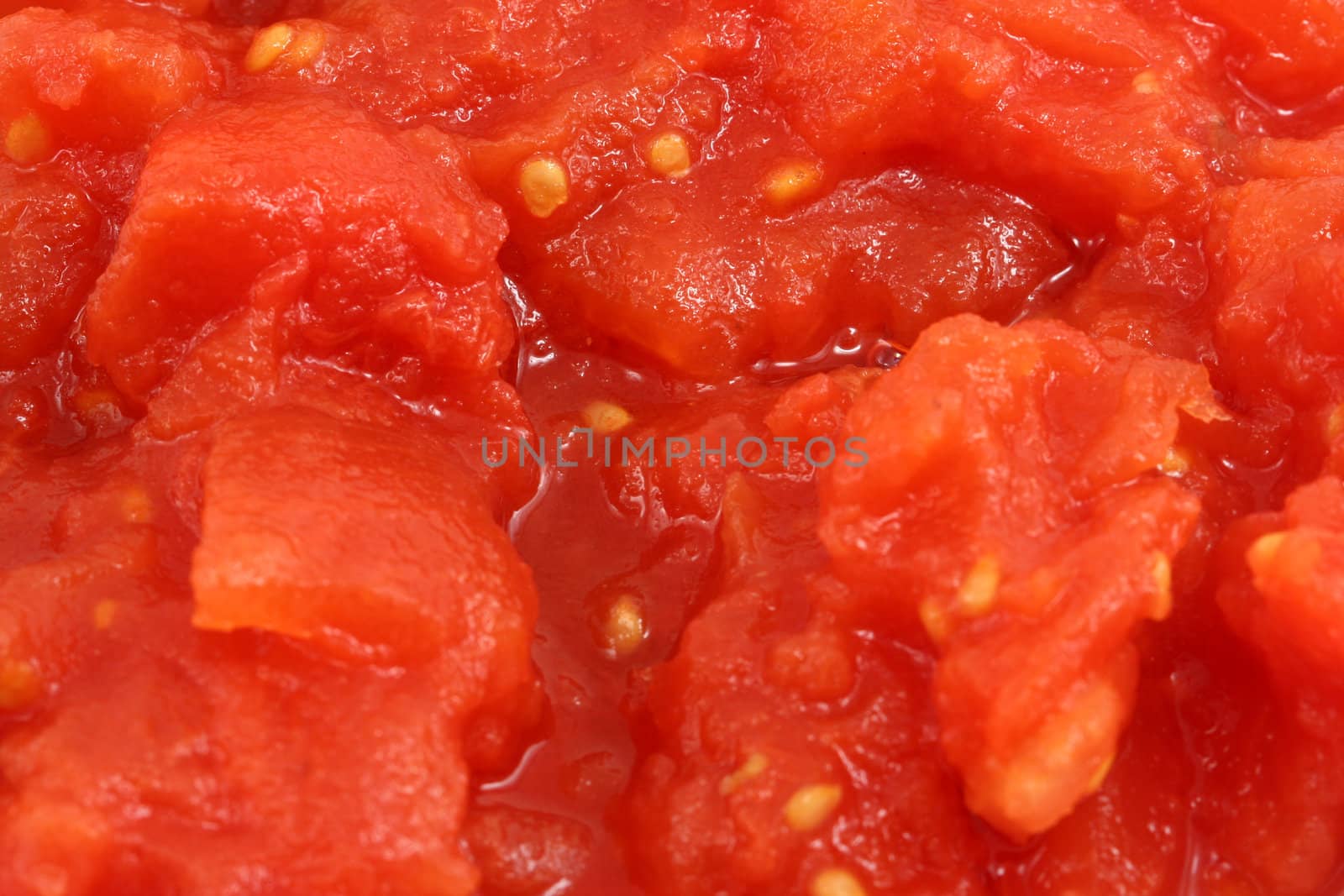 A diced tomatoe backround macro