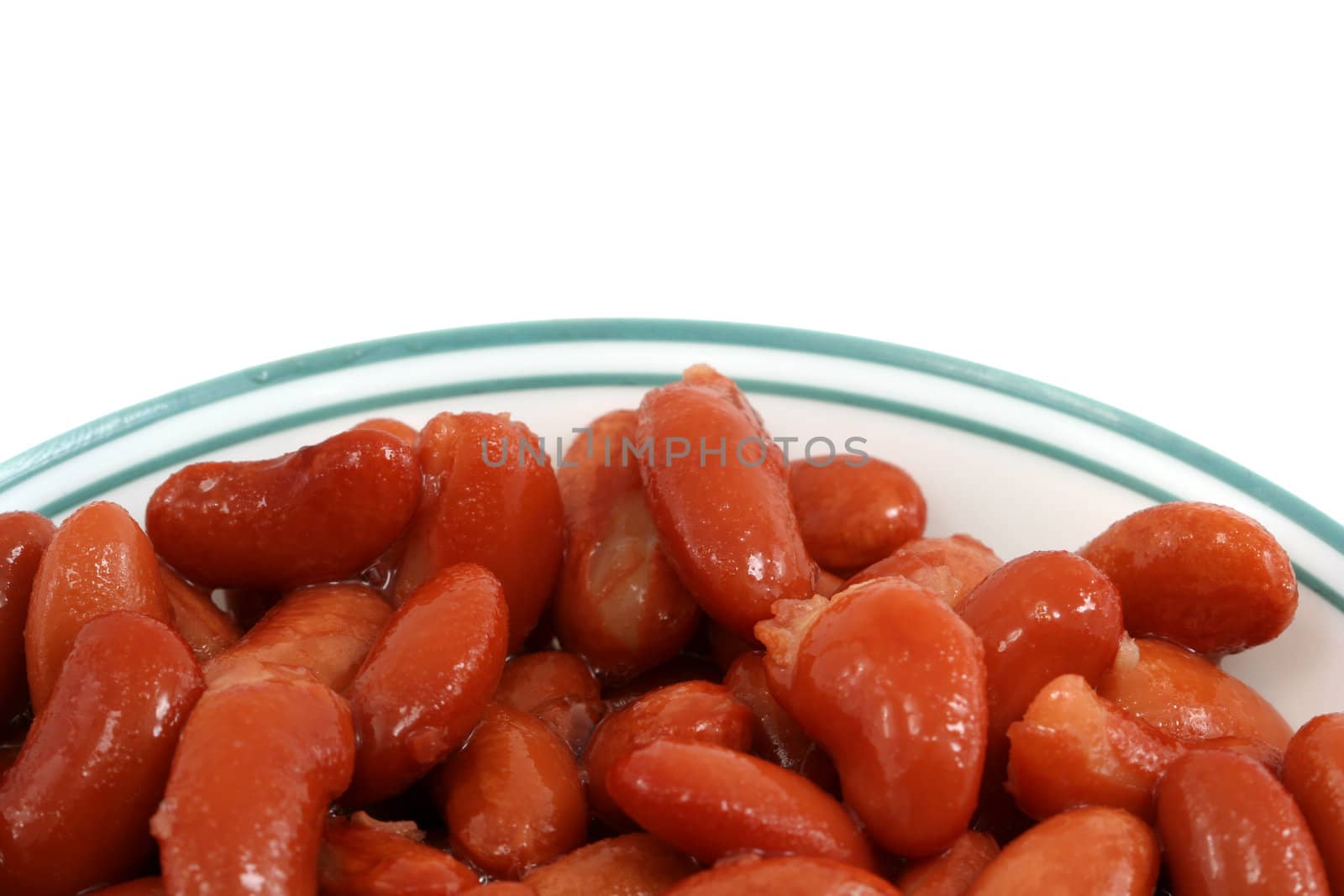 Light kidney beans in a bowl