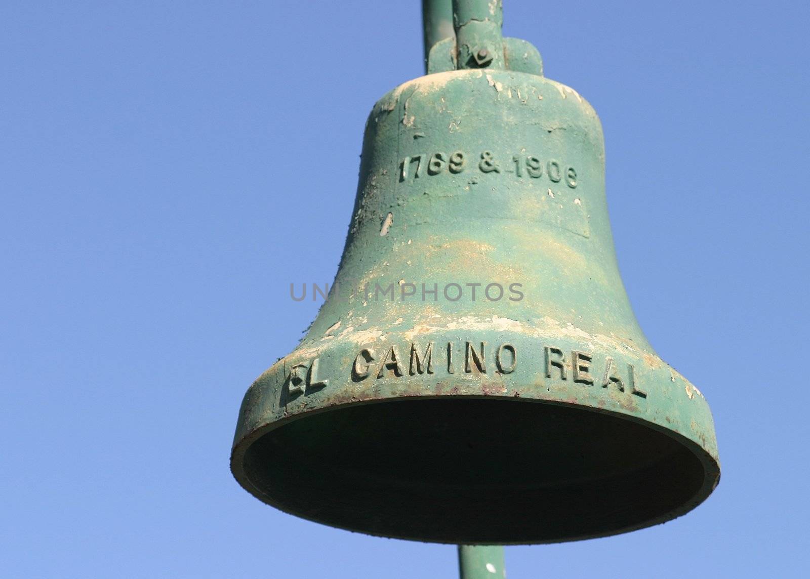 El Camino Real Bell along the El Camino Real in California