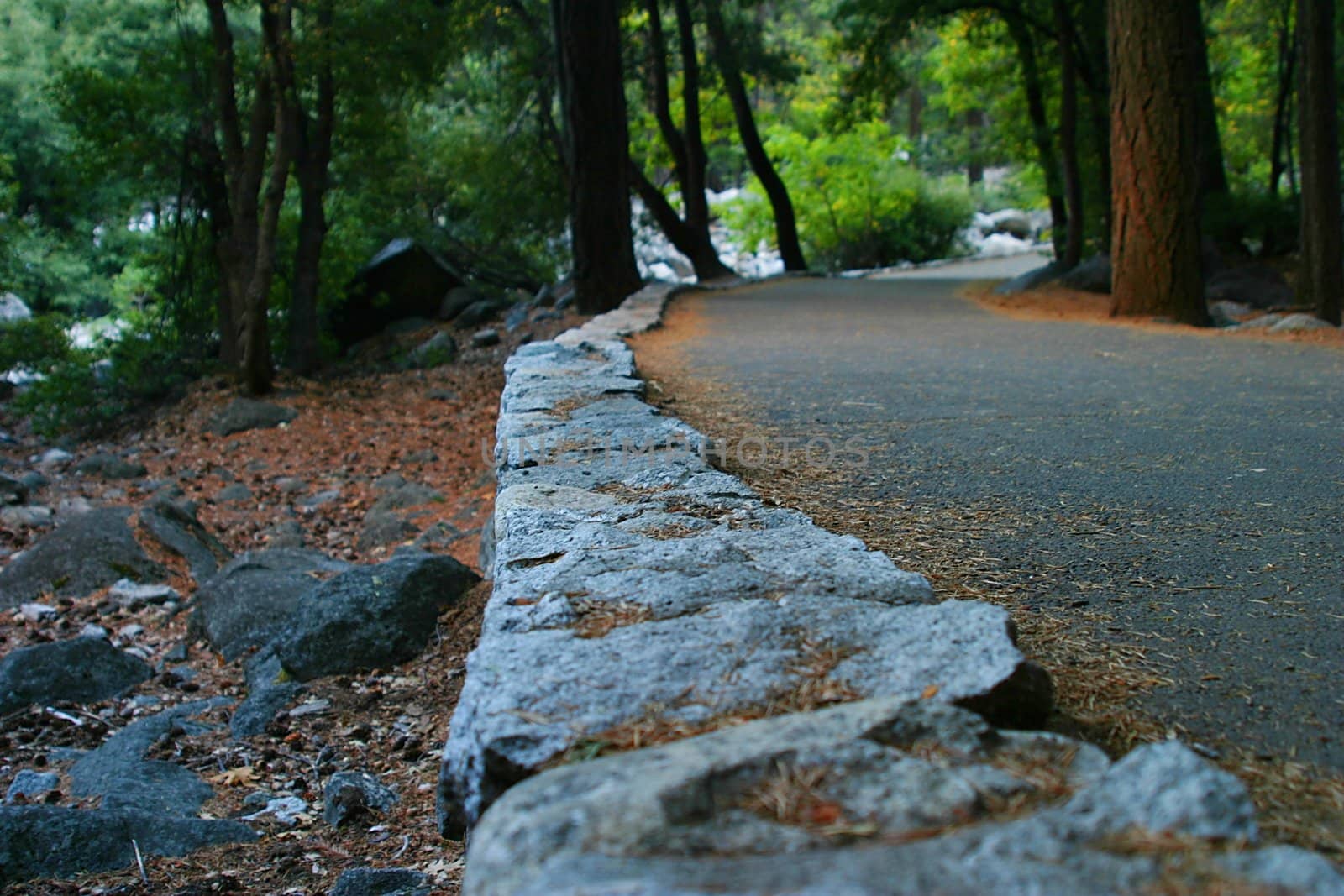 Walkway up and from the Yosemite Falls. Different perspective.