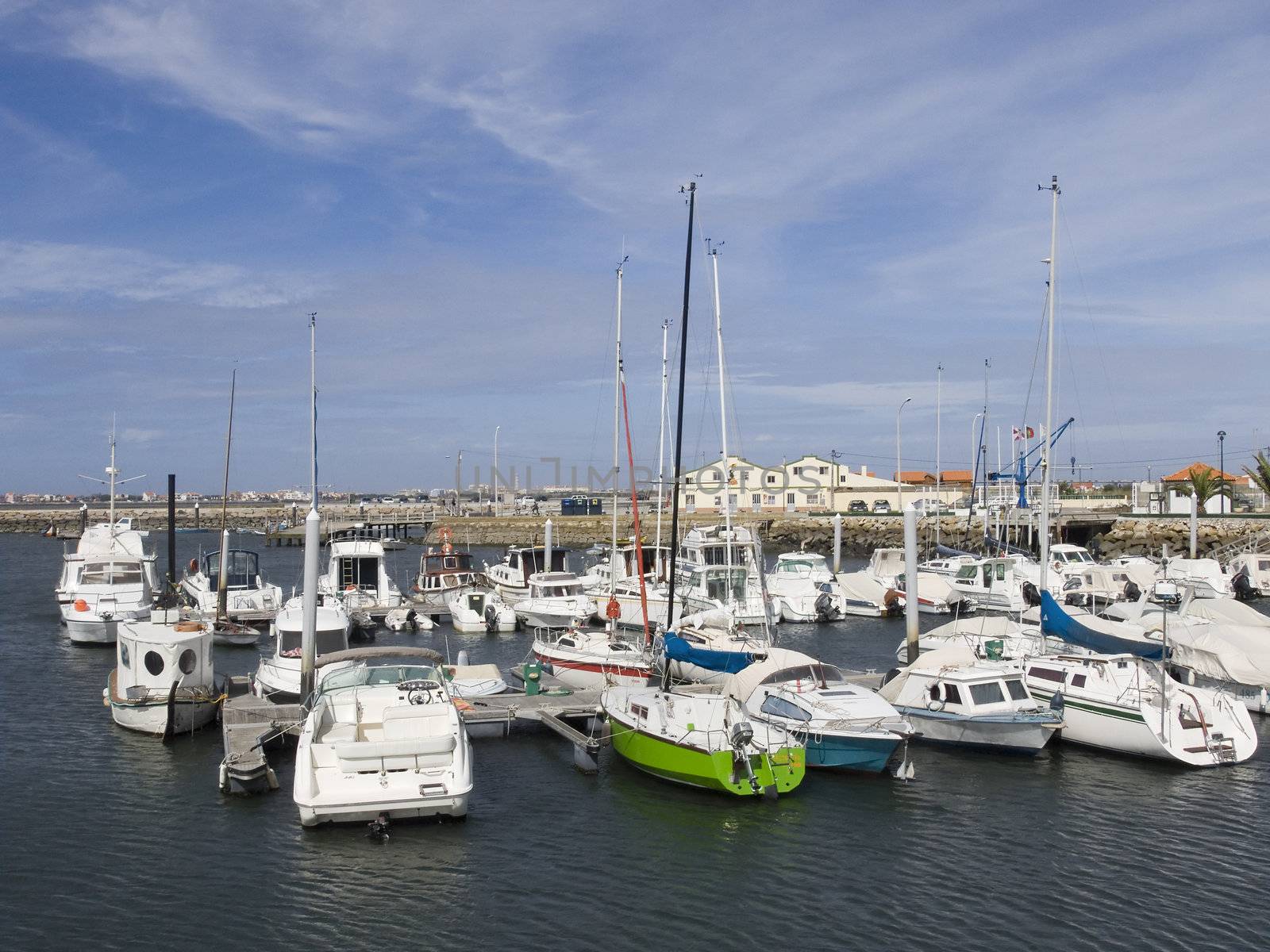 Boat on harbor - Costa Nova, Portugal