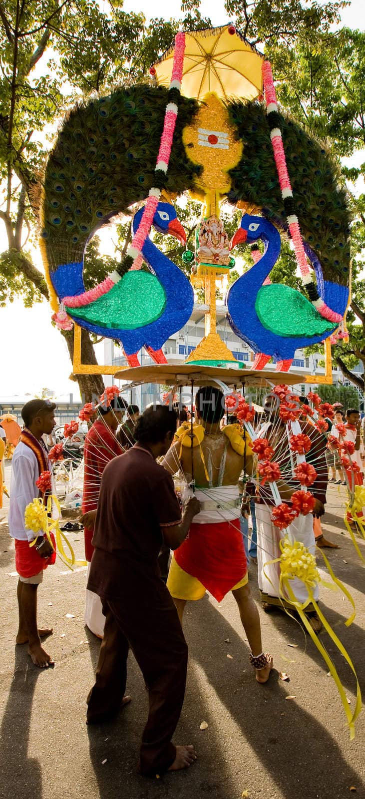 thaipusam ritual of carrying kavdi for one s belief