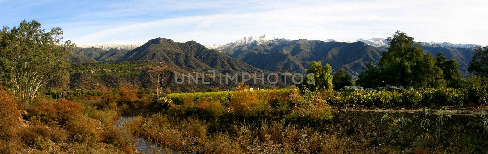 Ojai Valley With Snow (PI) by hlehnerer