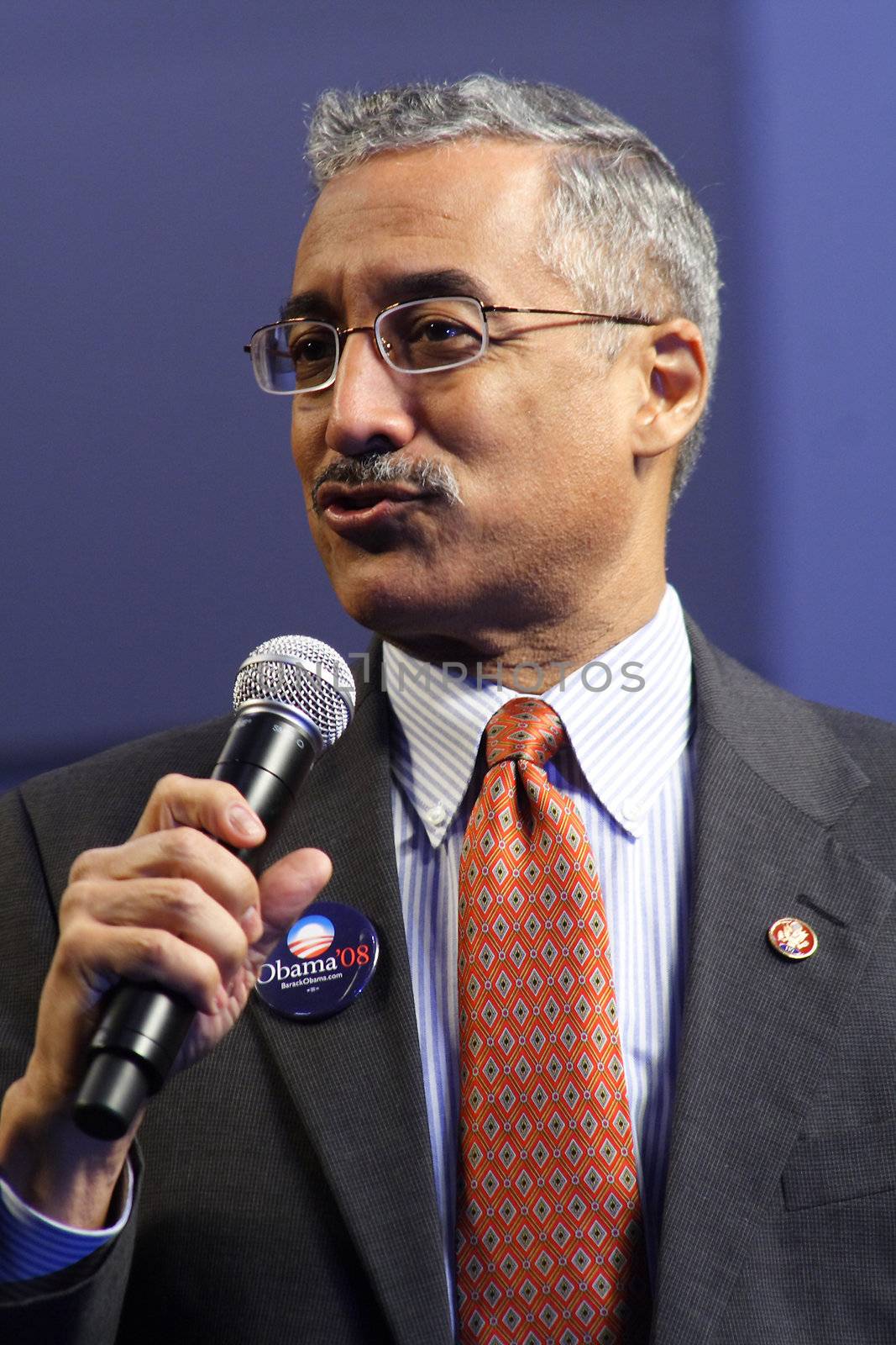 Rep. Bobby Scott (D., VA) at an Obama Rally.
