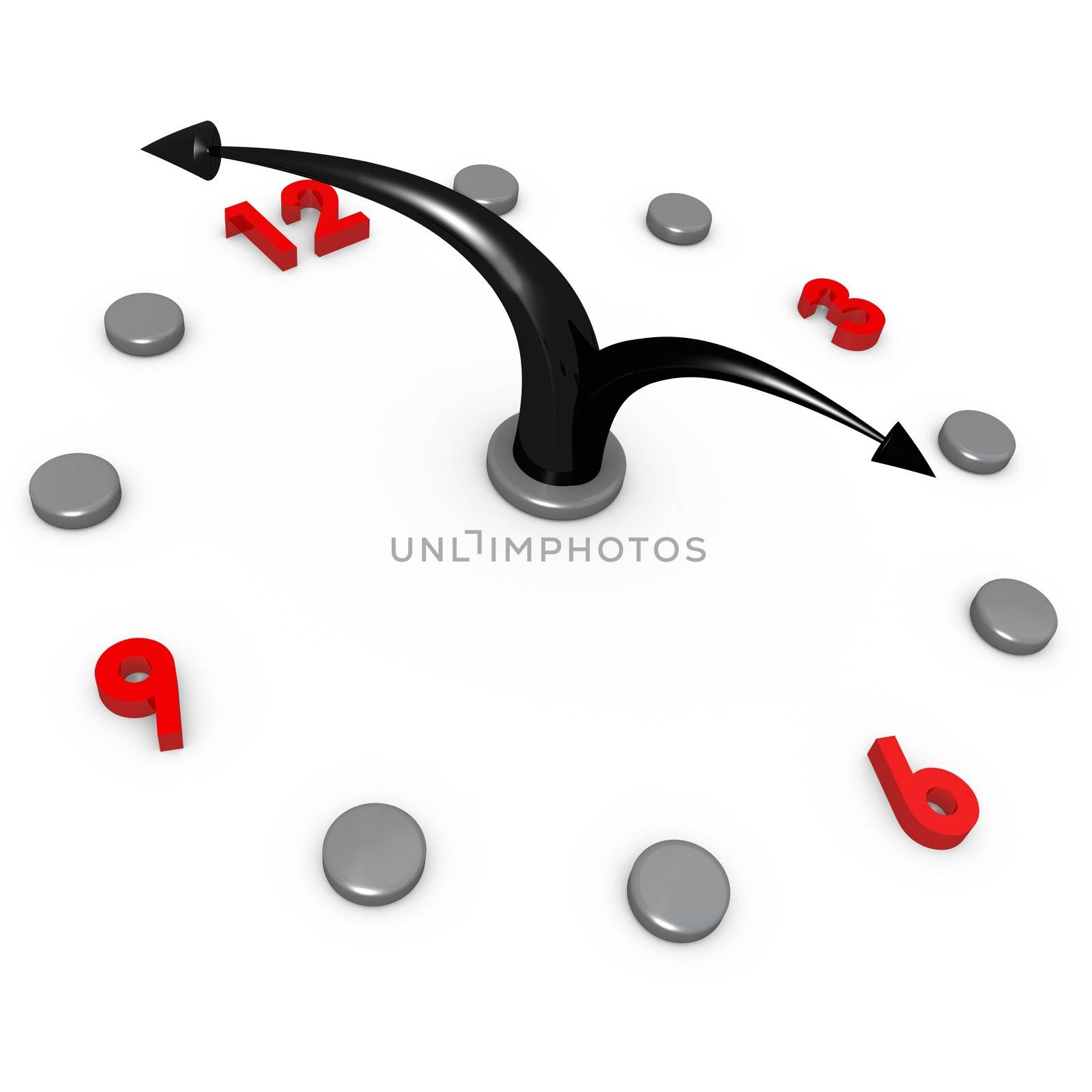 Abstract Clock by 3pod
