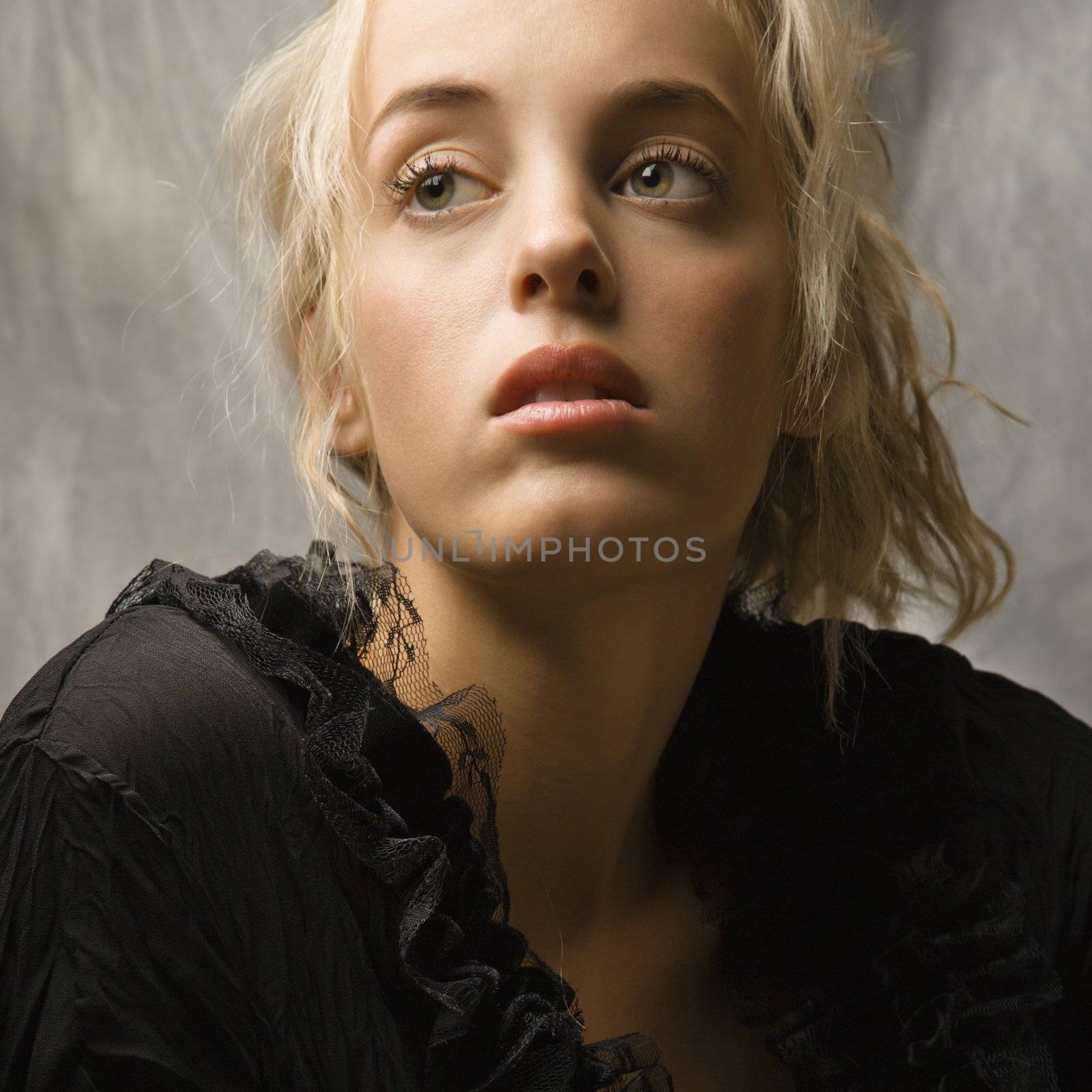 Blond woman. by iofoto