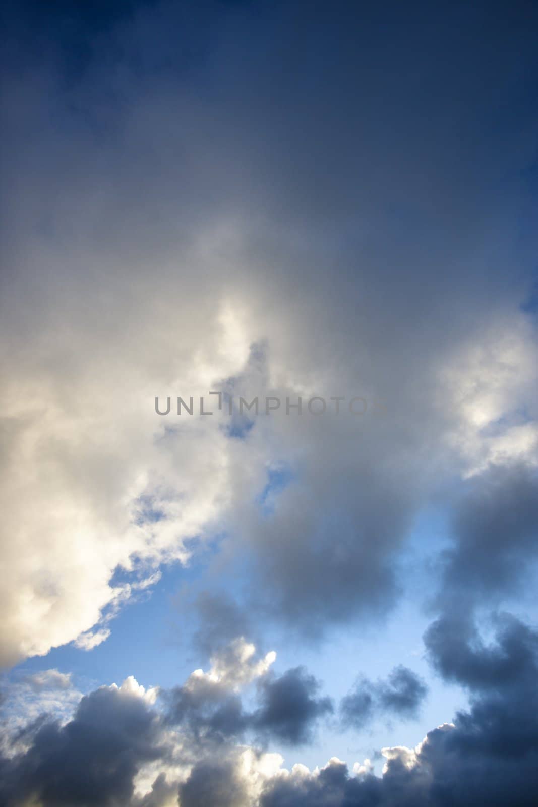 Clouds and blue sky. by iofoto