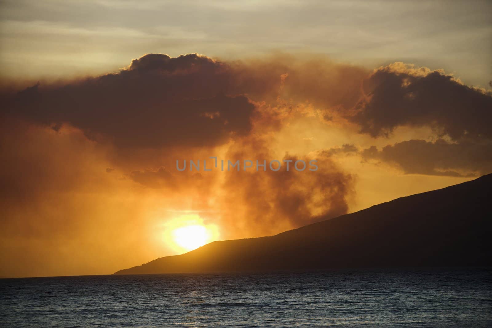 Island sunset. by iofoto