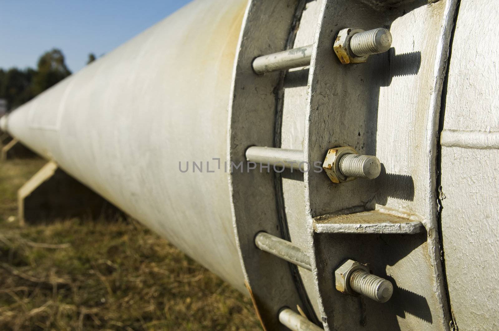 Joint in a lift pump station pipework 