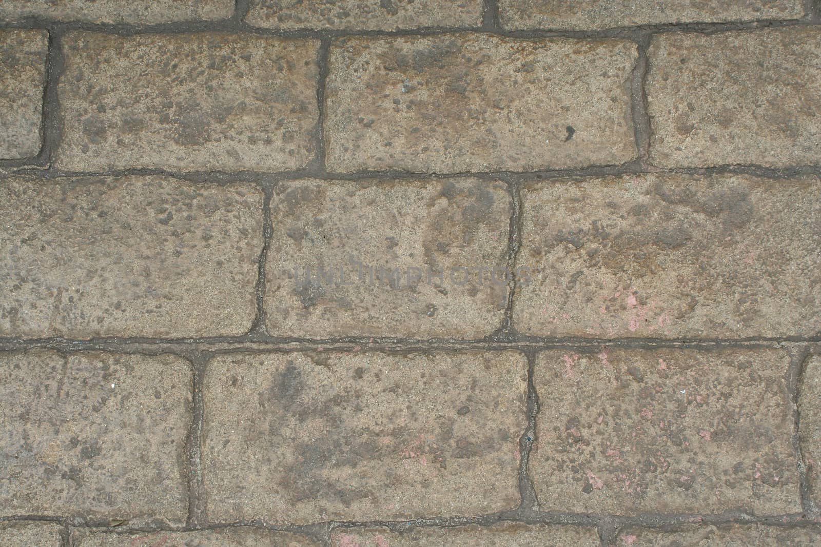 A Brown Block wall abstract backround