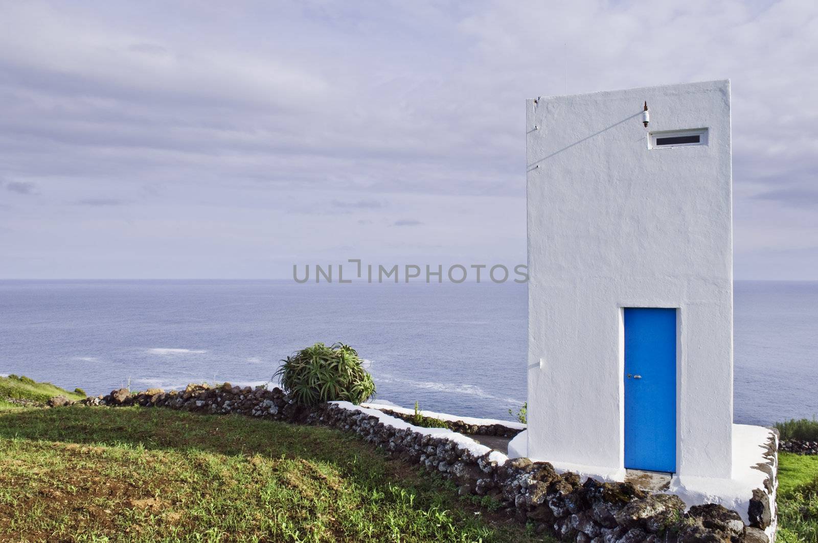 Whale watch tower in Pico, Azores by mrfotos