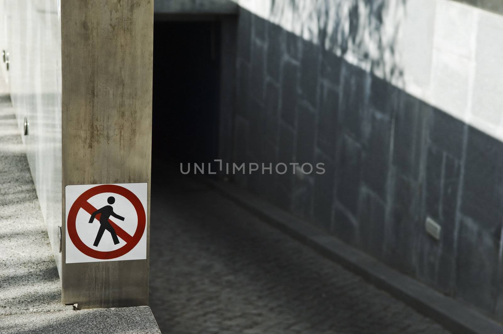 Forbidden to pedestrians by mrfotos