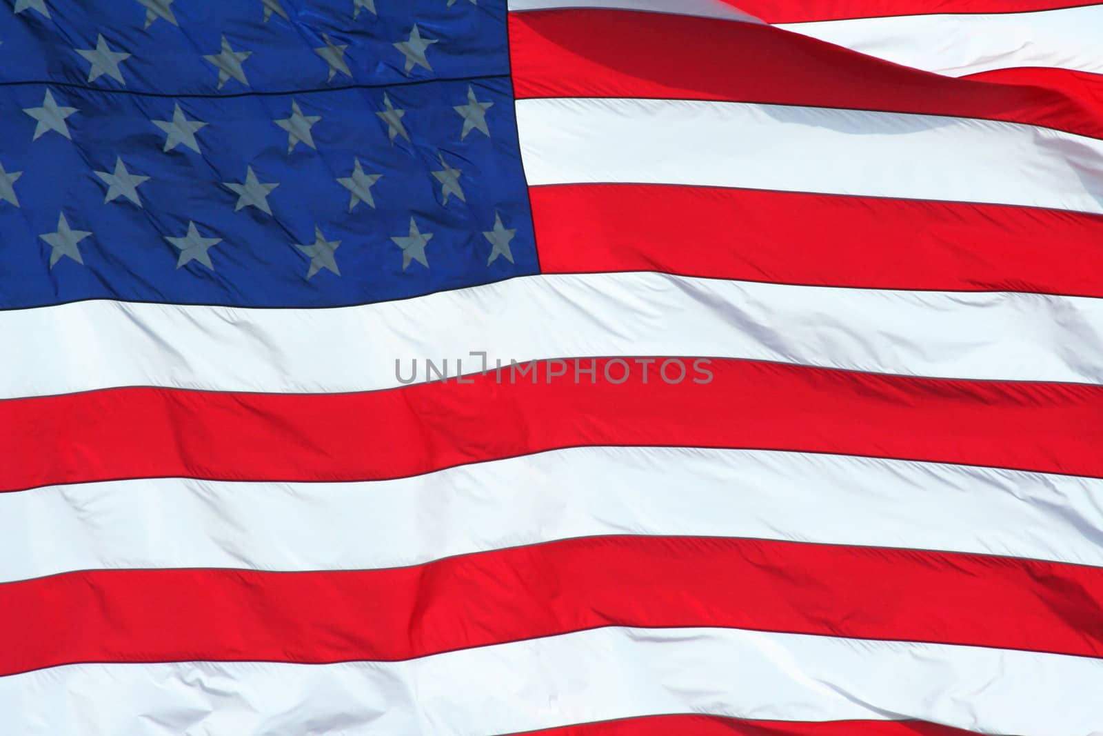 A US Flag macro background
