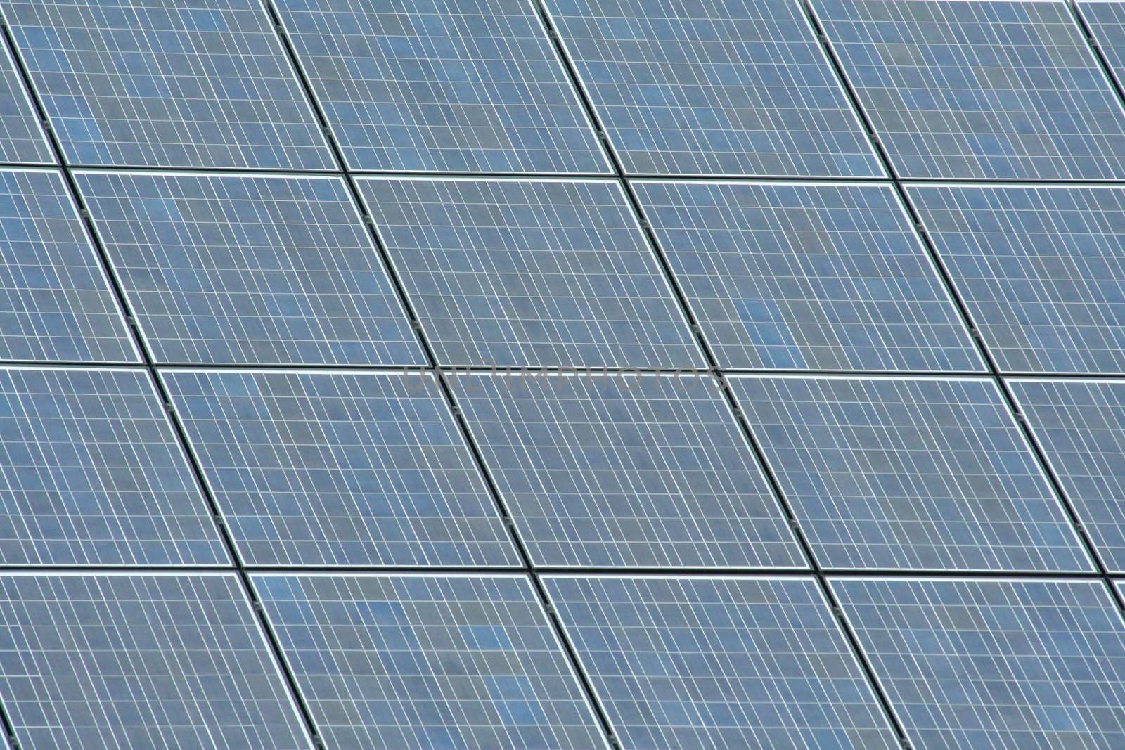 A Solar panels backround