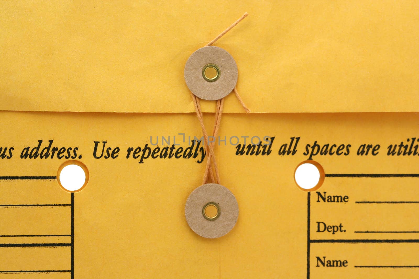 A interoffice envelope background