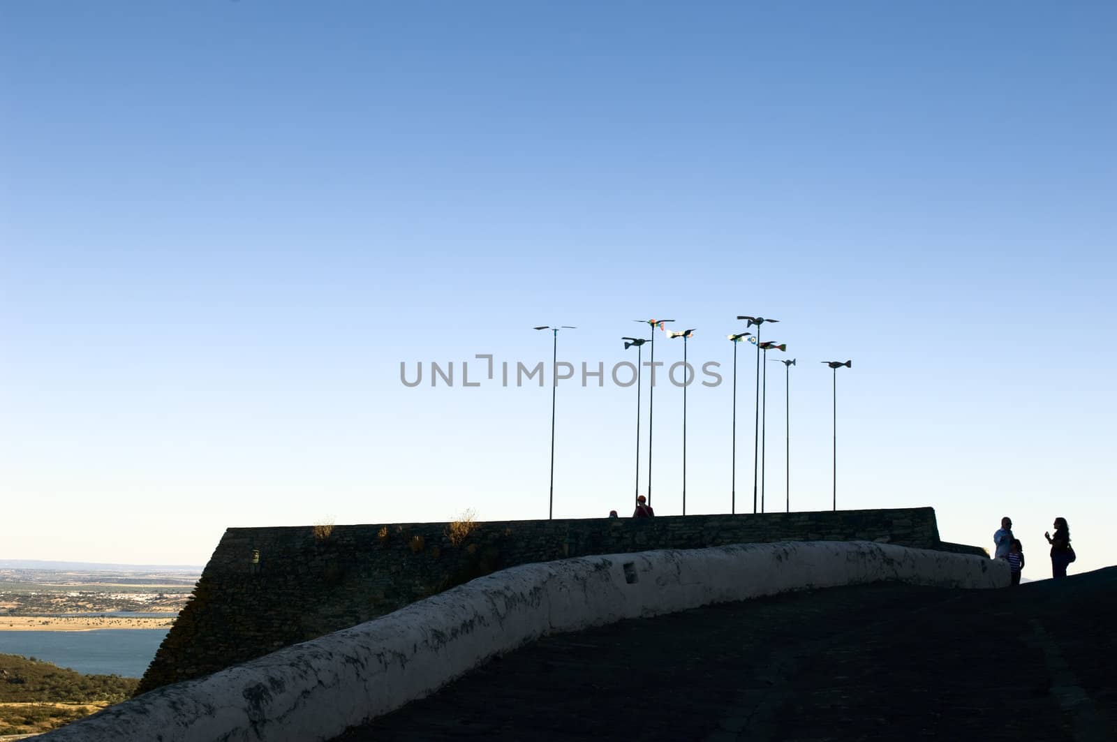 Weathervanes in the village of Monsaraz, Alentejo, Portugal