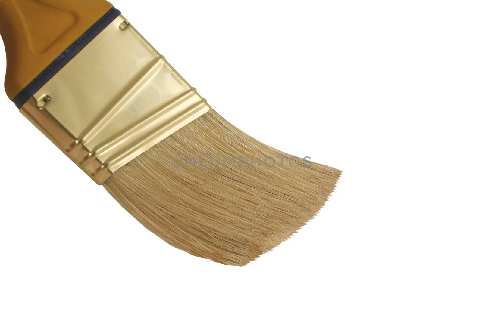 A Isolated paint brush on white