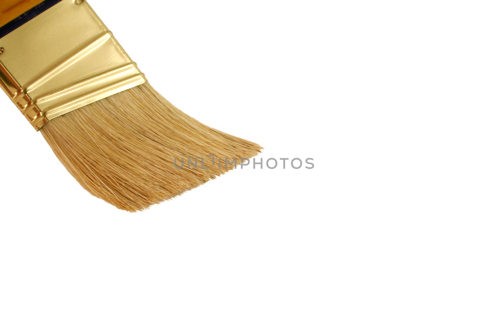 A Isolated paint brush on white