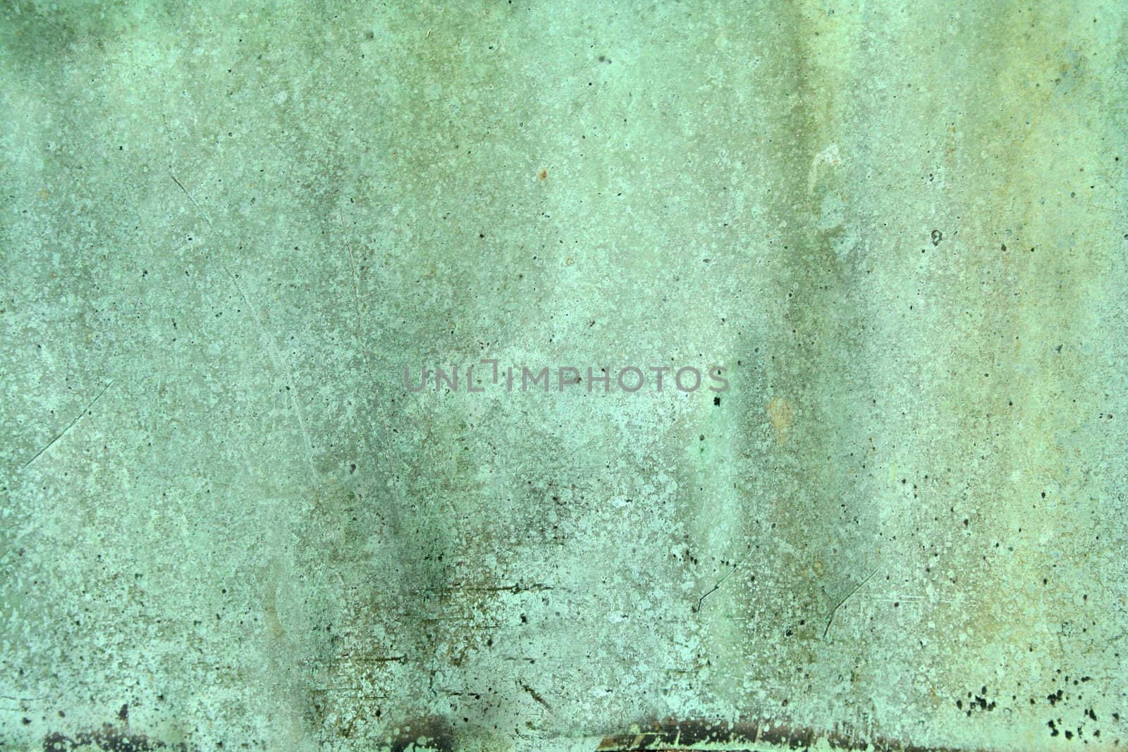 Weathered green copper background